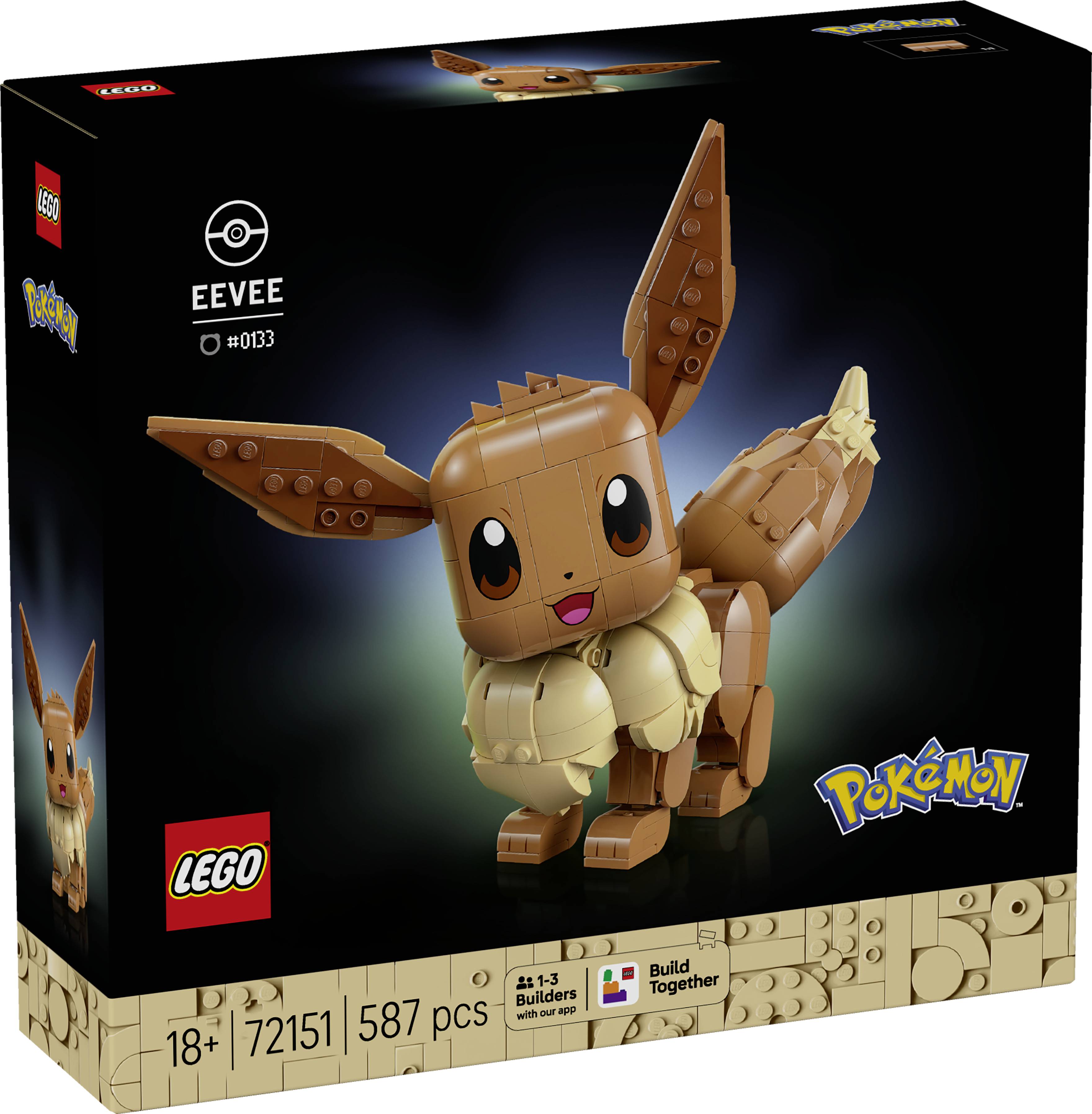 6590469 LEGO® Pokémon Evoli (72151); Bauset; Fanartikel für Gamer