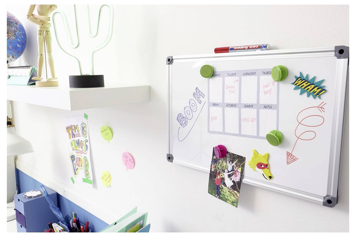 Whiteboard mit Text „Hello Gorgeous