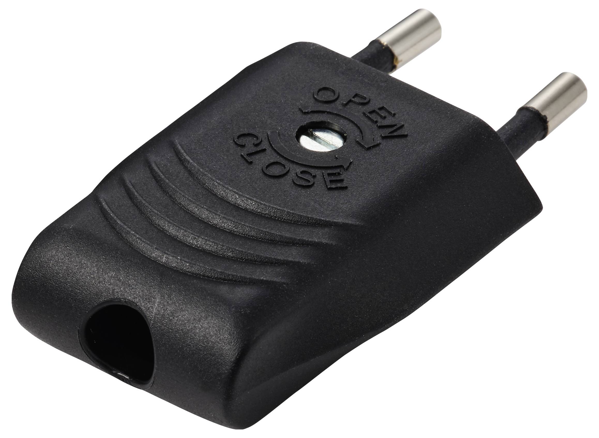 Sygonix SY-7279264 Eurostecker Plastik 230 V/AC Black