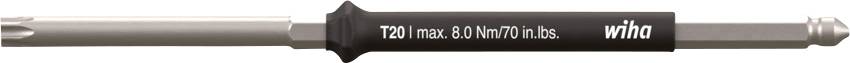 Ein kompaktes Werkzeug mit zylindrischem Griff und Metallspitze, ausgestattet mit einem Kreuzschlitz-Schraubendreher-Bit für präzise Befestigungsaufgaben.