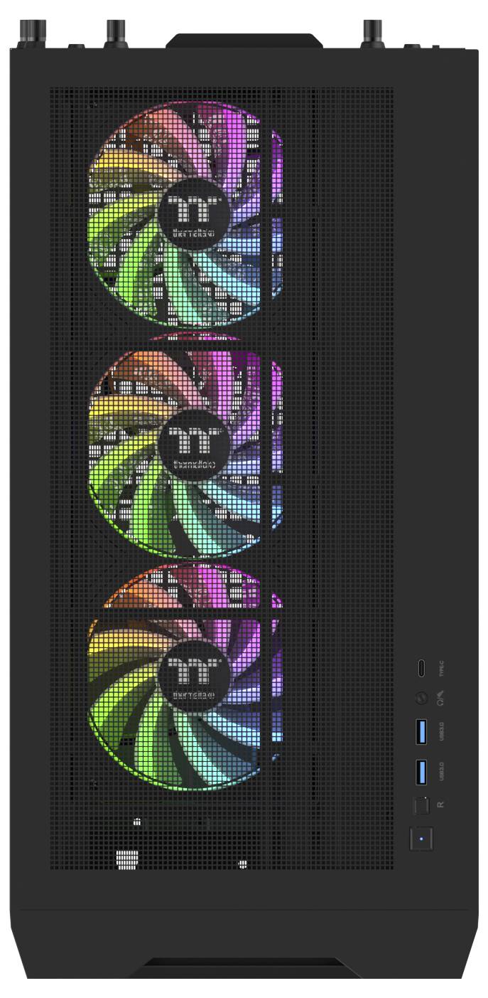 Thermaltake S380 TG ARGB Black Midi-Tower PC-Gehäuse Schwarz