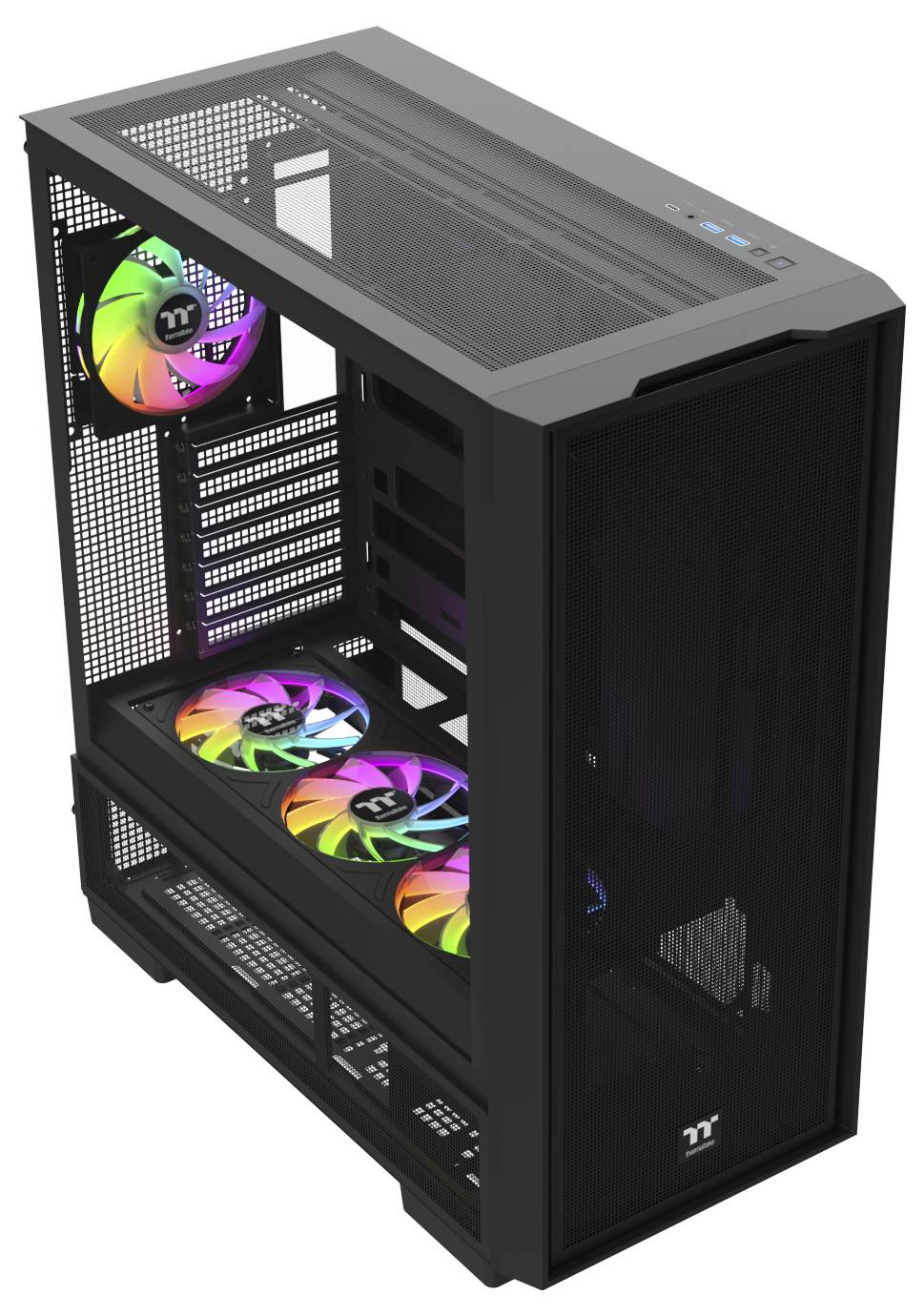 Thermaltake S380 TG ARGB Black Midi-Tower PC-Gehäuse Schwarz