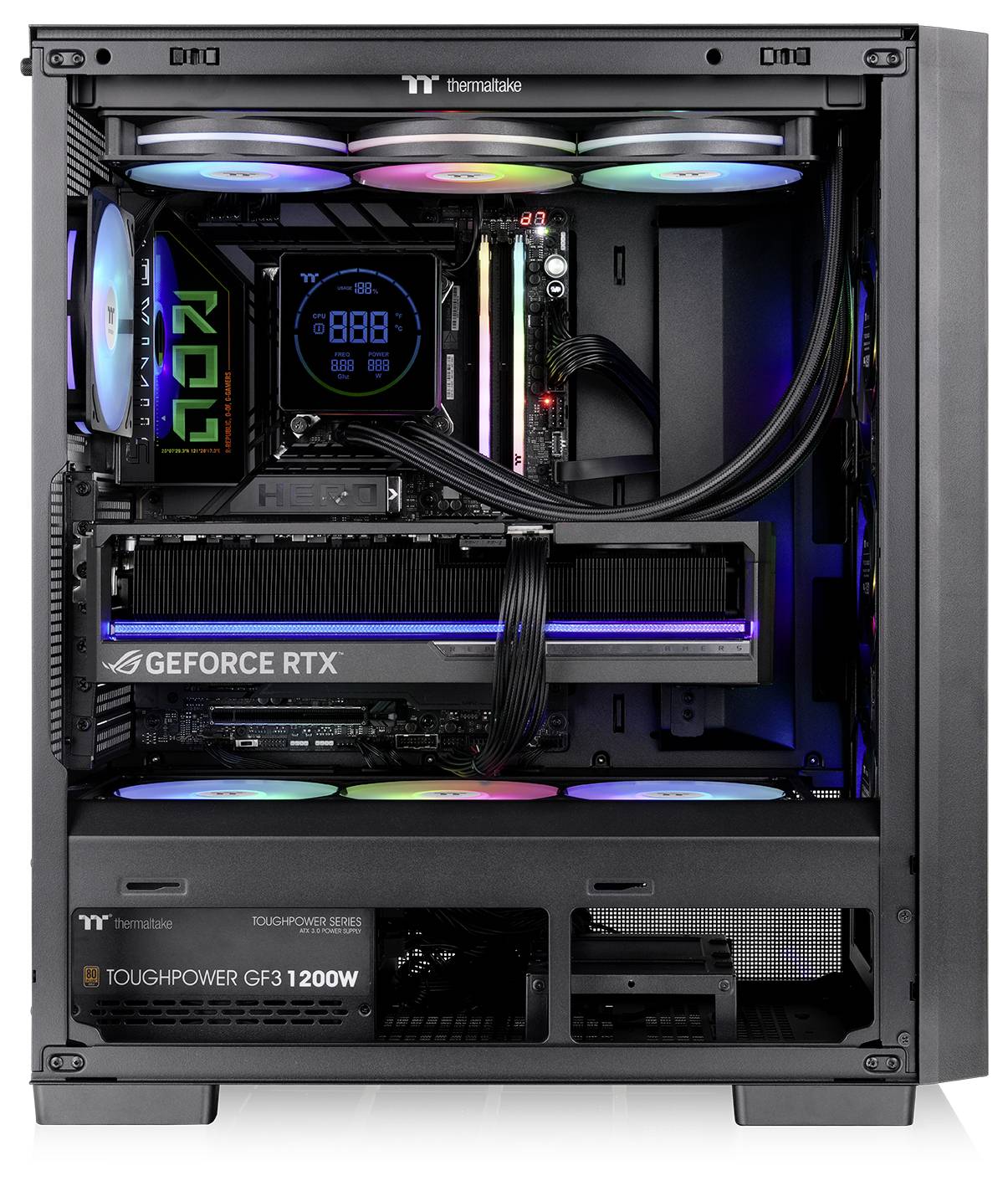 ASUS ProArt Monitor mit lebhafter, farbenfroher Anzeige.