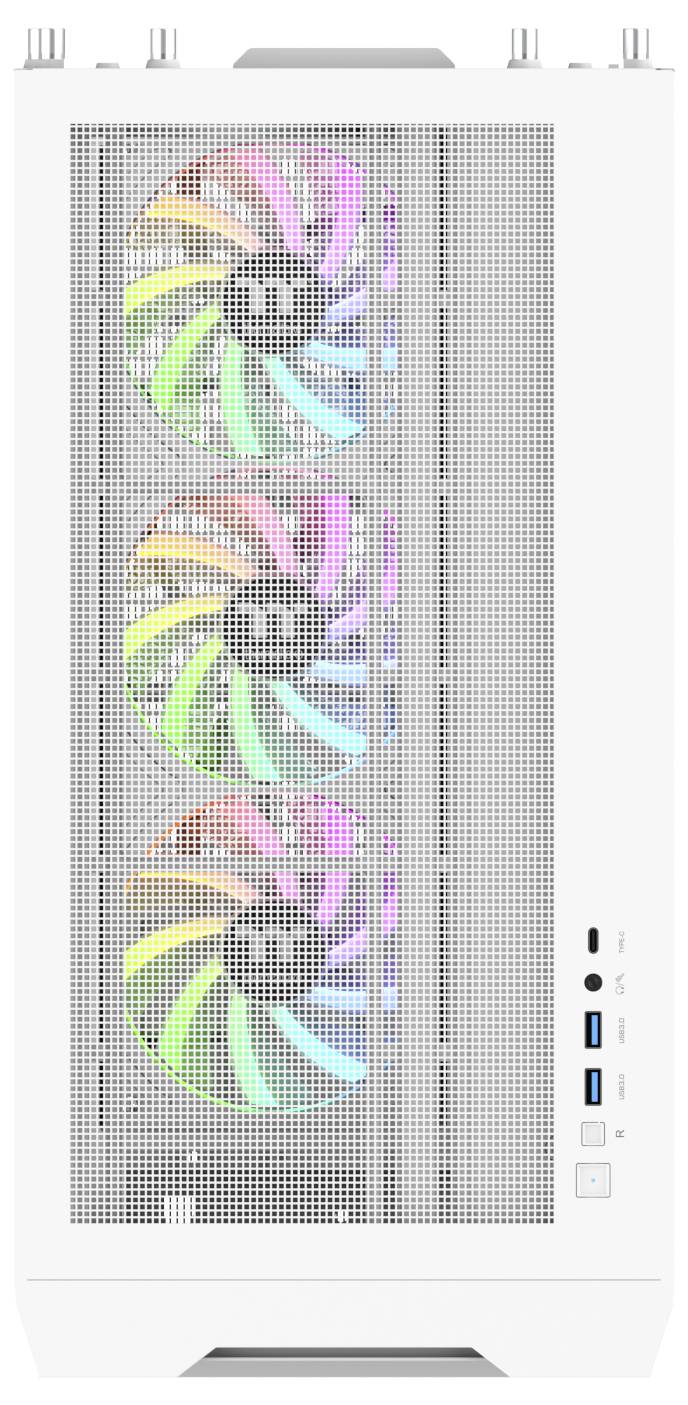 Thermaltake S380 TG ARGB Snow White Midi-Tower PC-Gehäuse Schnee-Weiß