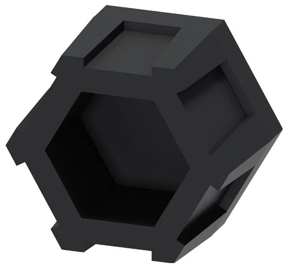 Ein weißer Stromwandler mit einer runden zentralen Öffnung und einer schwarzen Basis, der zur Messung von elektrischen Strömen verwendet wird.