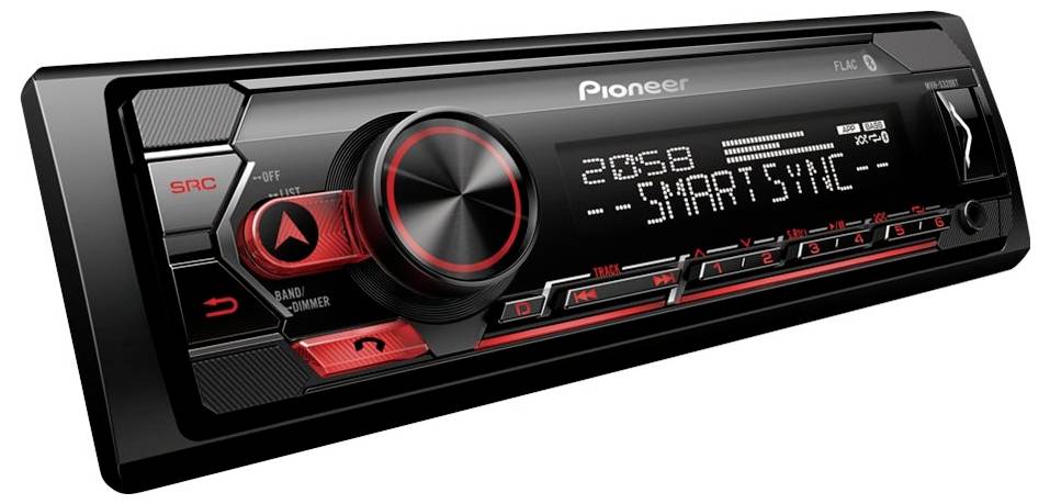 Autoradio-System mit digitalem Display, das „SMARTSYNC