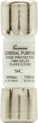 Eaton SC-6 BUSS SC FUSE CLASS G CLASS G SC-6 Sicherungseinsatz 6 A 600 V/AC, 170 V/DC Inhalt 1 St.
