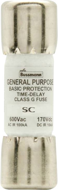 Eaton SC-6 BUSS SC FUSE CLASS G CLASS G SC-6 Sicherungseinsatz 6A 600 V/AC, 170 V/DC Inhalt 1St.
