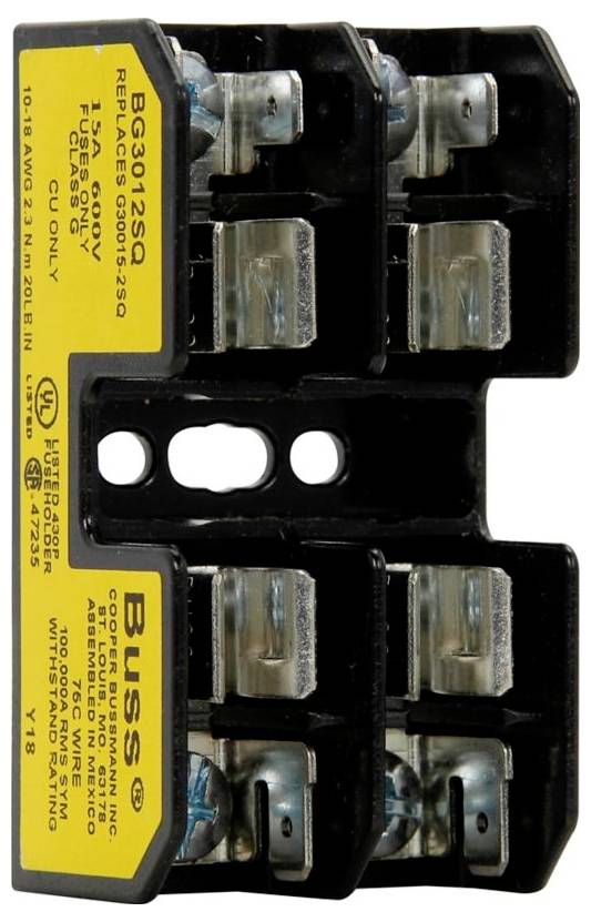 Eaton BG3012B FUSEBLOCK WAS 2894 Sicherungsblock 15A 600V 1St.