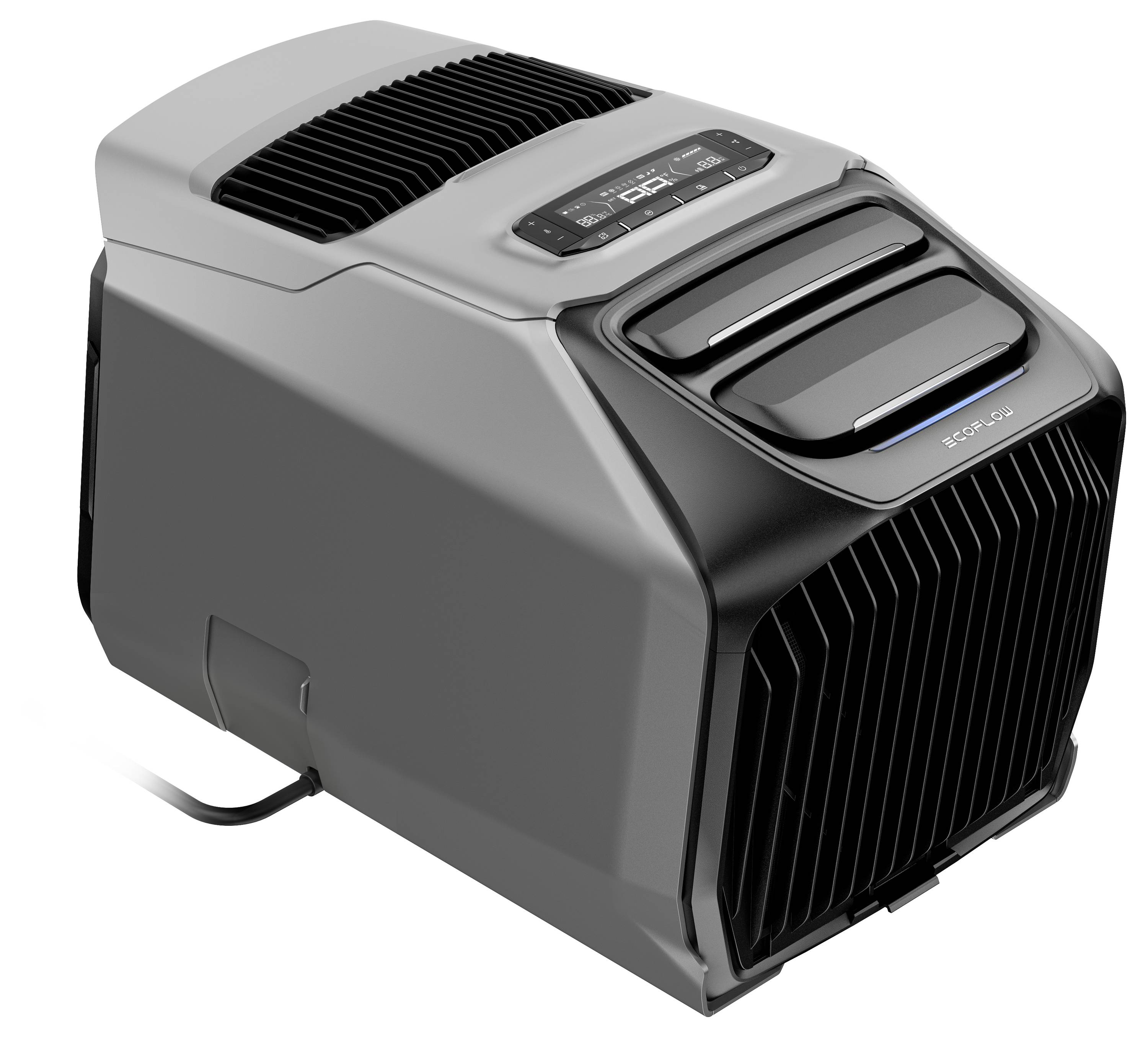 ECOFLOW Wave 3 Mobiles Klimagerät EEK Heizen/Kühlen: A++ (A+++ - D)/A (A+++ - D) 1800 W Schwarz-Grau