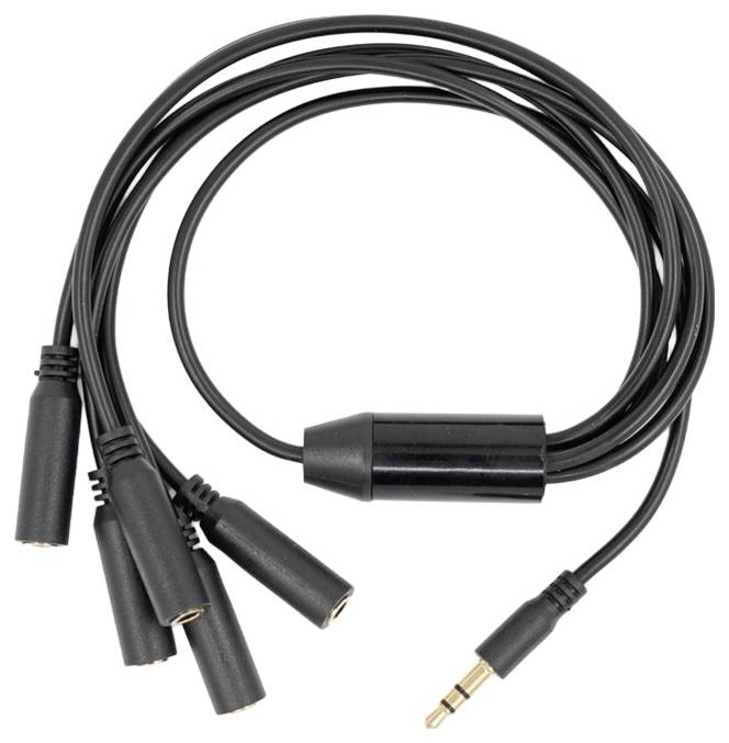 Ein oranges Industrie-Ethernet-Kabel mit einem runden Metallstecker an einem Ende und mehreren freigelegten farbigen Drähten am anderen Ende.