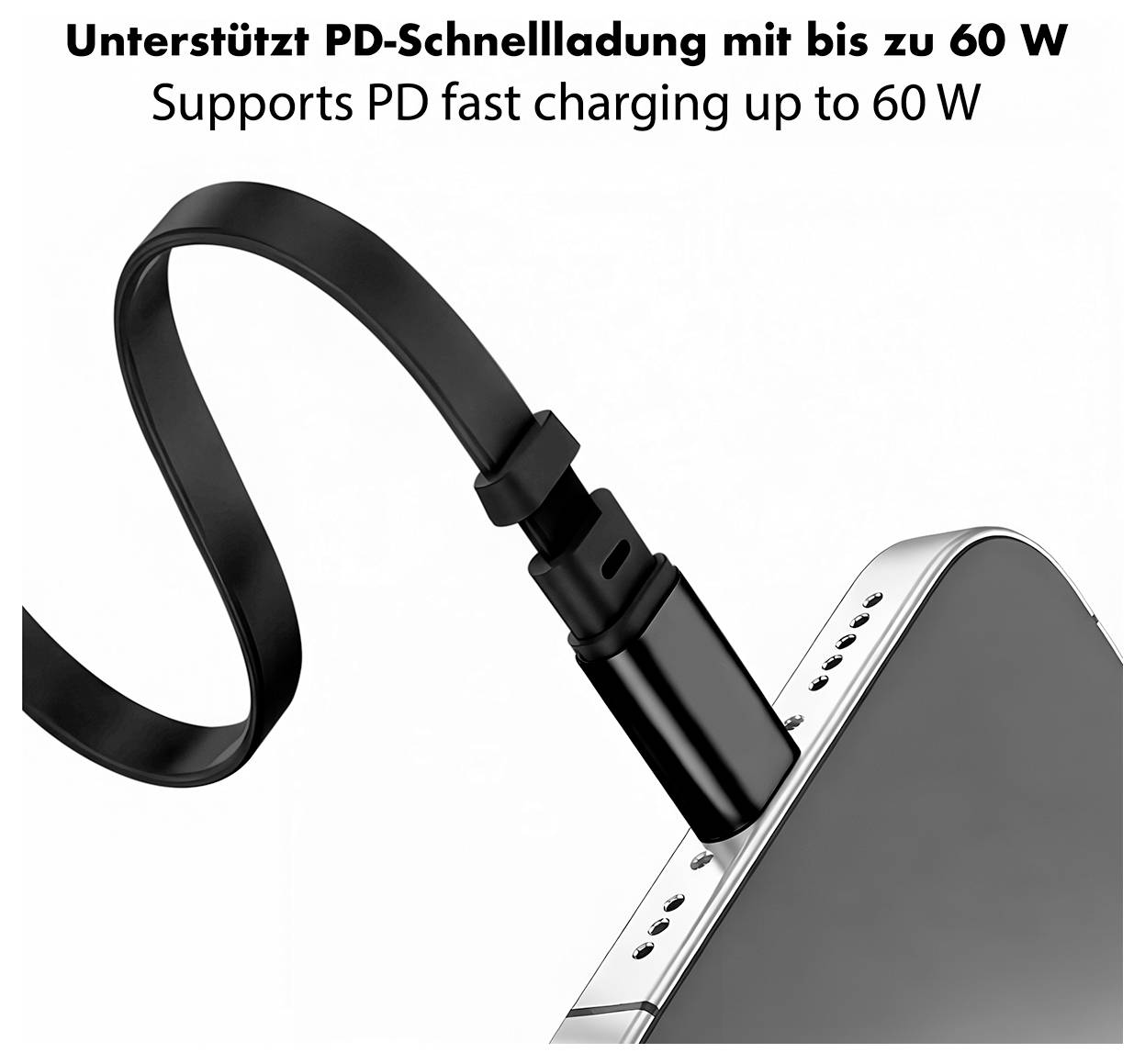 LogiLink USB-C® Kabel USB 2.0 USB-C® Stecker 1.00m Schwarz beidseitig verwendbarer Stecker, zum Aufdrehen CU0500