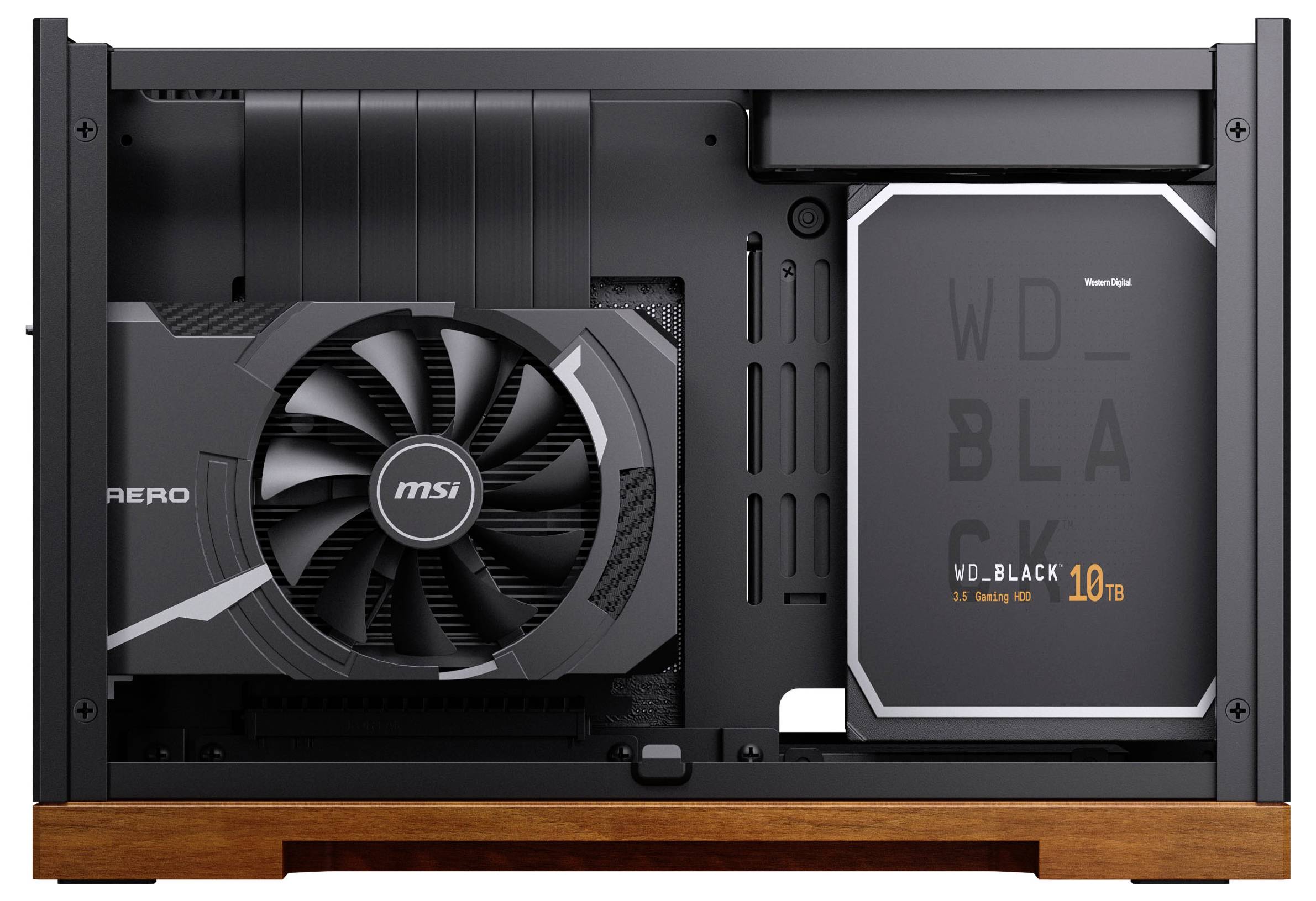 Jonsbo T9 Mini-Tower Gehäuse, PC-Gehäuse, Gaming-Gehäuse Schwarz