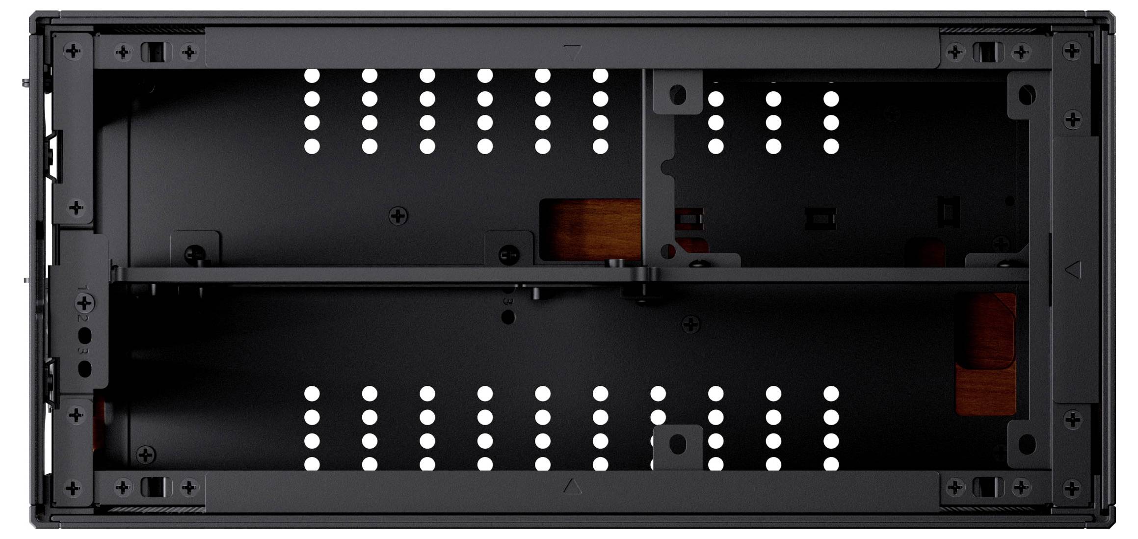 Jonsbo T9 Mini-Tower Gehäuse, PC-Gehäuse, Gaming-Gehäuse Schwarz