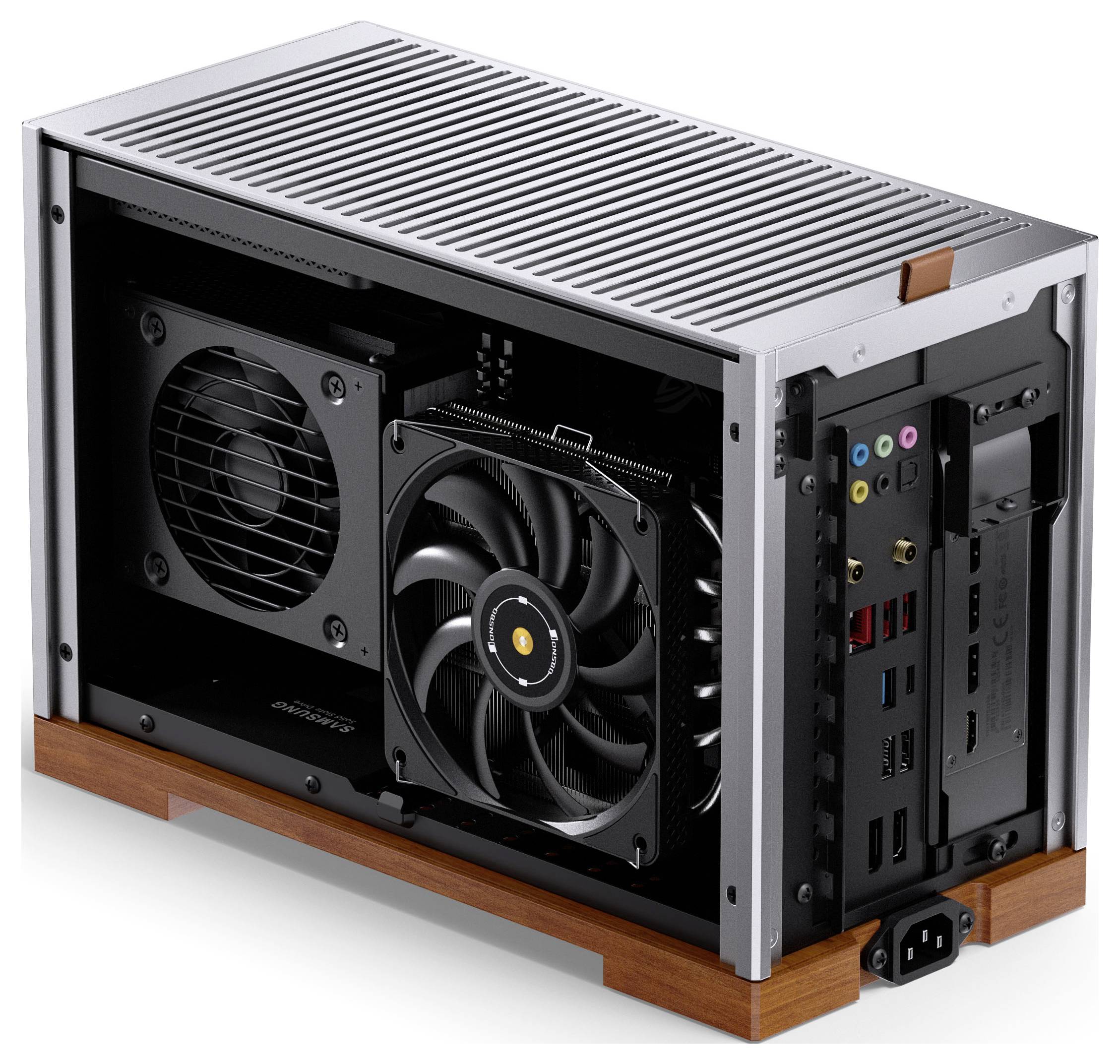 Jonsbo T9 Mini-Tower Gehäuse, PC-Gehäuse, Gaming-Gehäuse Silber