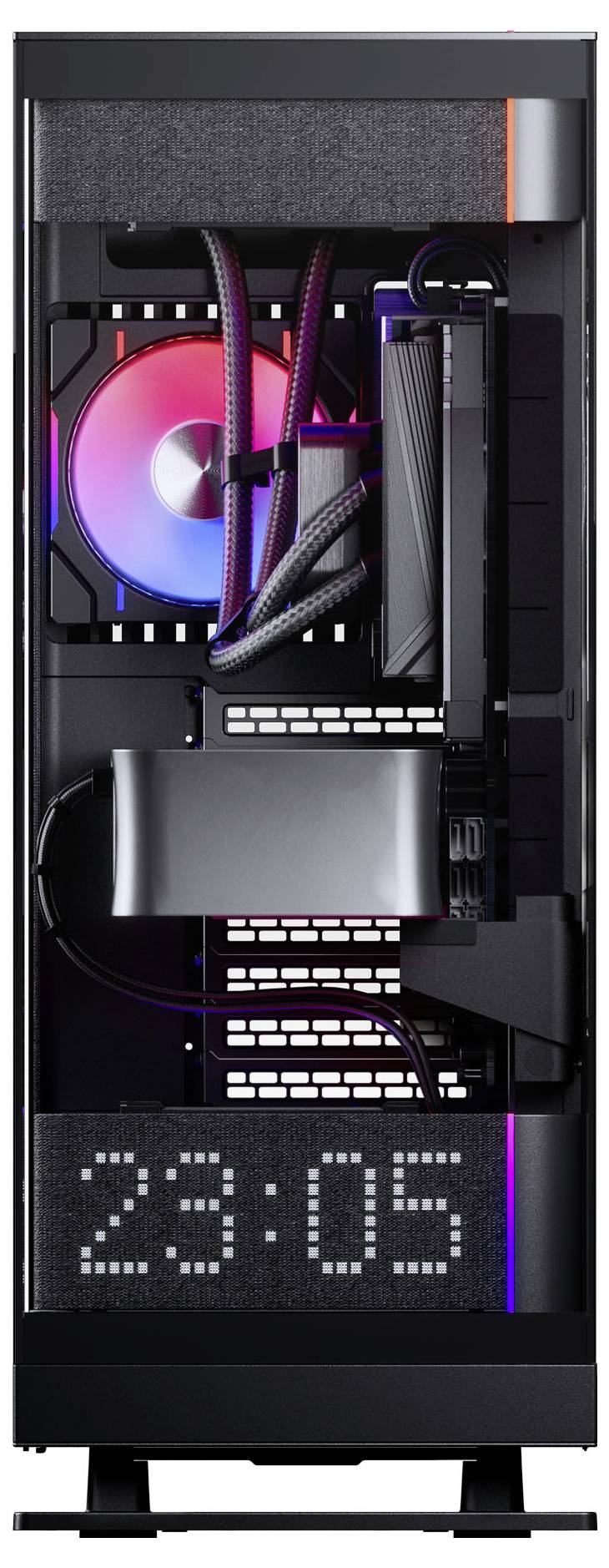 Phanteks Evolv X2 Matrix Midi-Tower Gehäuse, Gaming-Gehäuse, PC-Gehäuse Schwarz