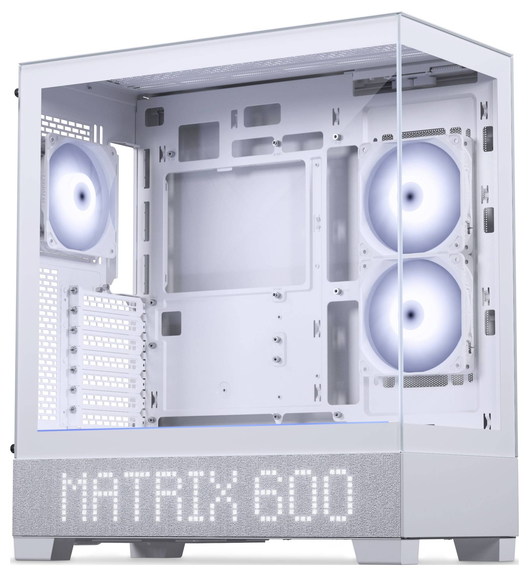 Phanteks XT View Matrix Midi-Tower Gehäuse, PC-Gehäuse, Gaming-Gehäuse Weiß
