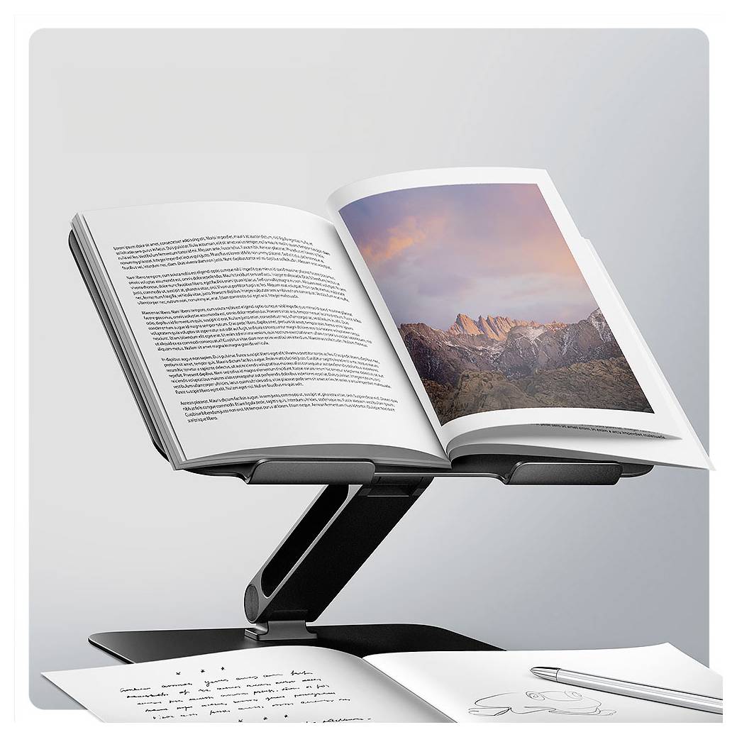 AXAGON Notebook-Ständer höhenverstellbar, neigbar