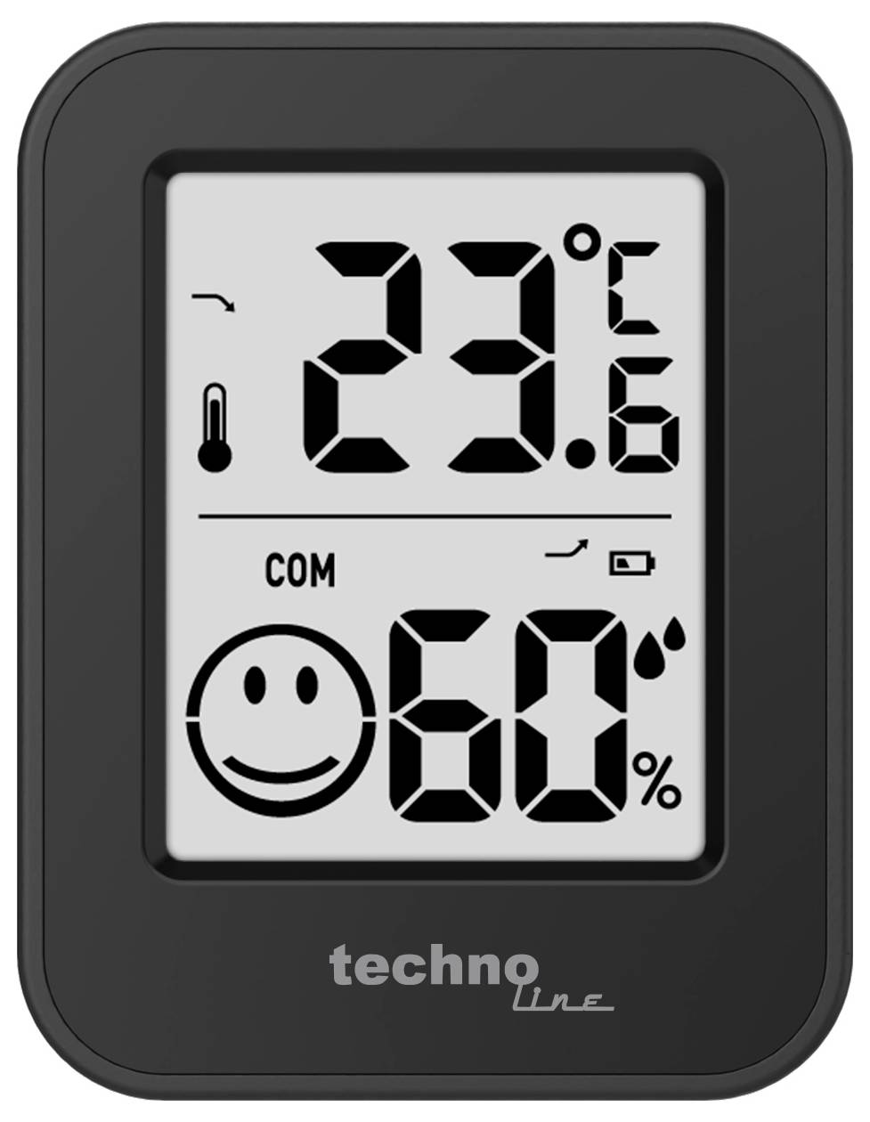Techno Line WS9417schwarz Thermo-Hygrostation Thermo-/Hygrometer Schwarz WS9417schwarz