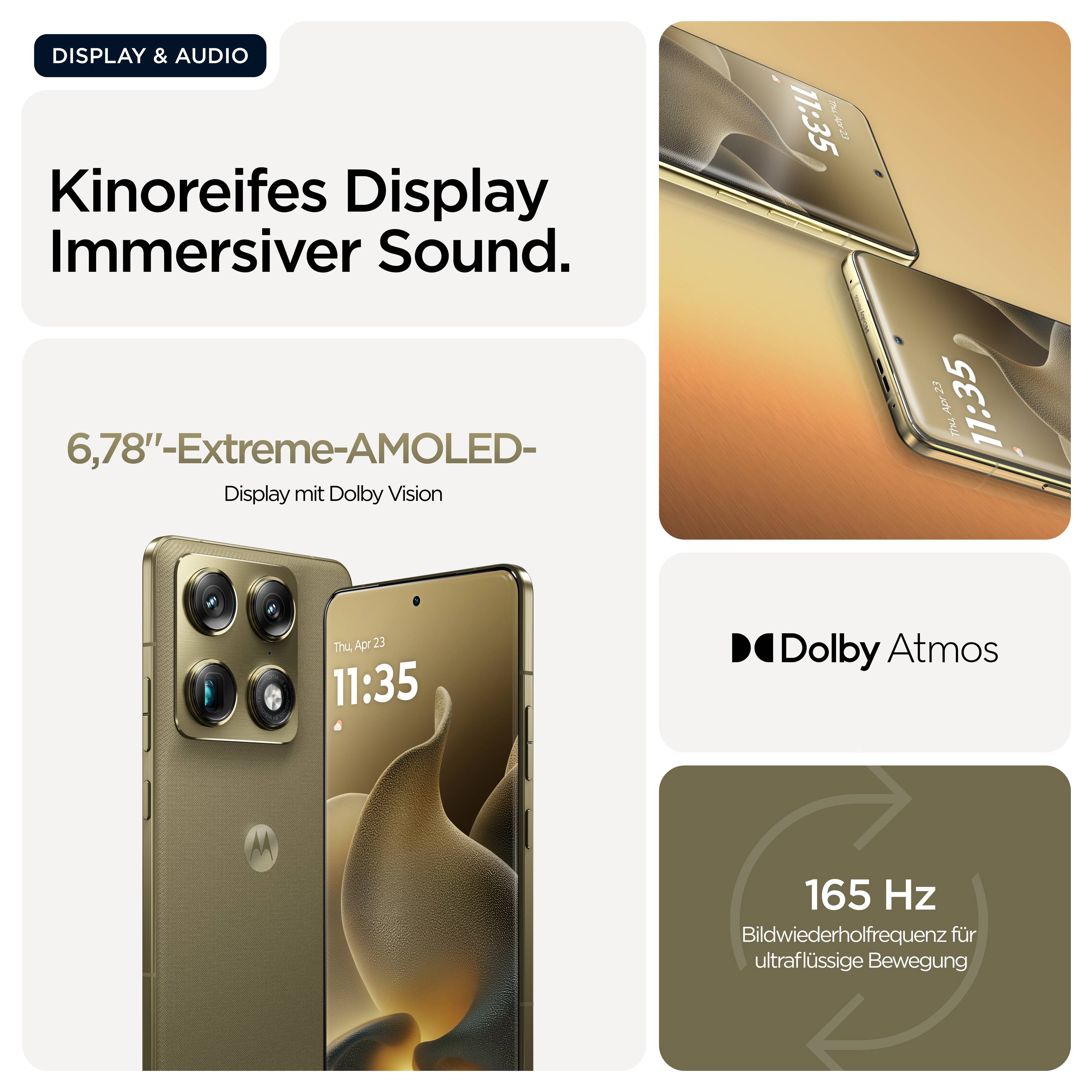 Kinoreifes Display mit 6,78