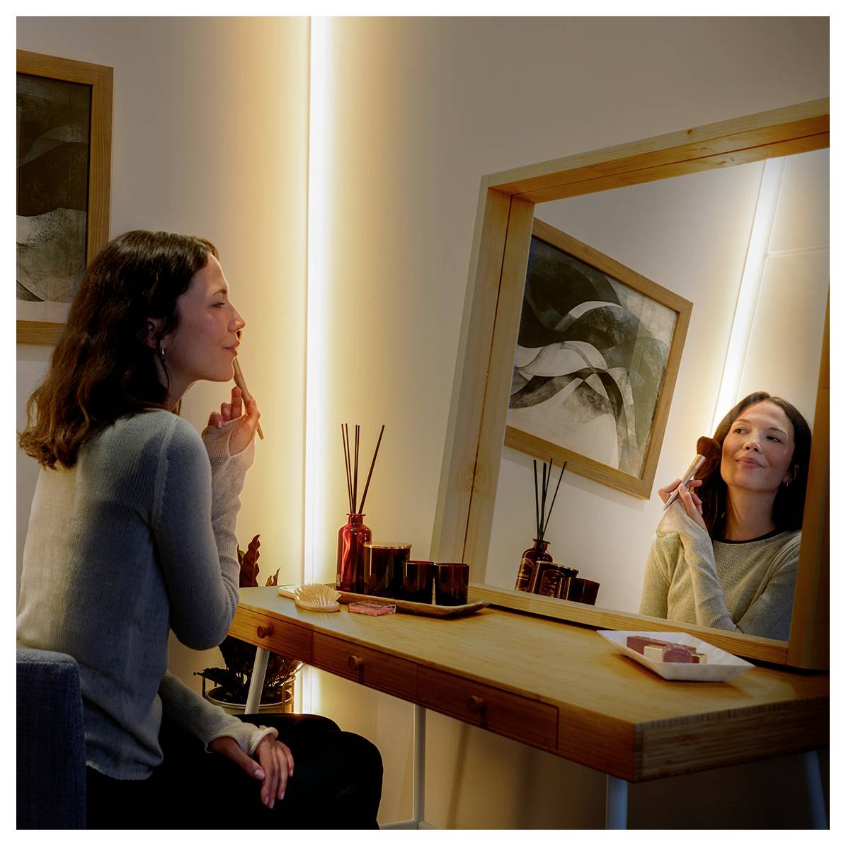 Philips Hue LED-Stripe 8721103089434 EEK: G (A - G) OmniGlow Gradient 60 W RGBICWW