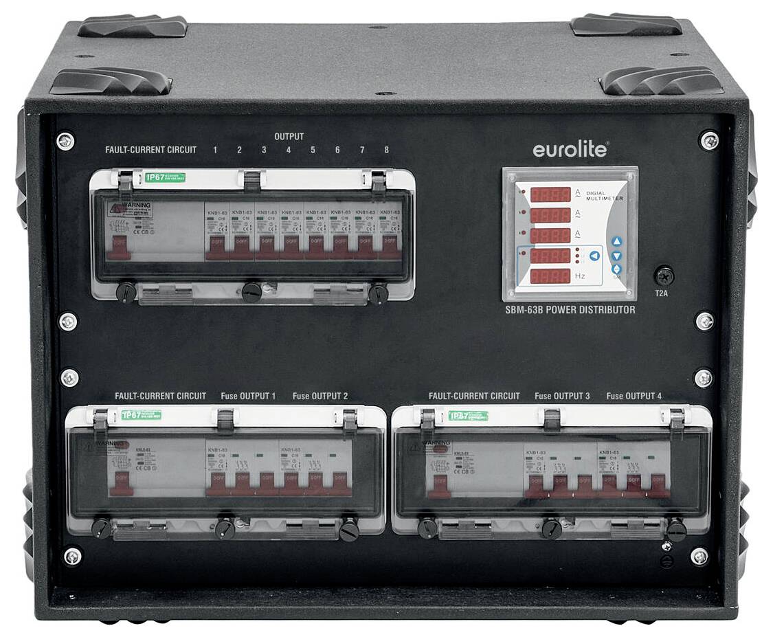 Stromverteiler mit „eurolite