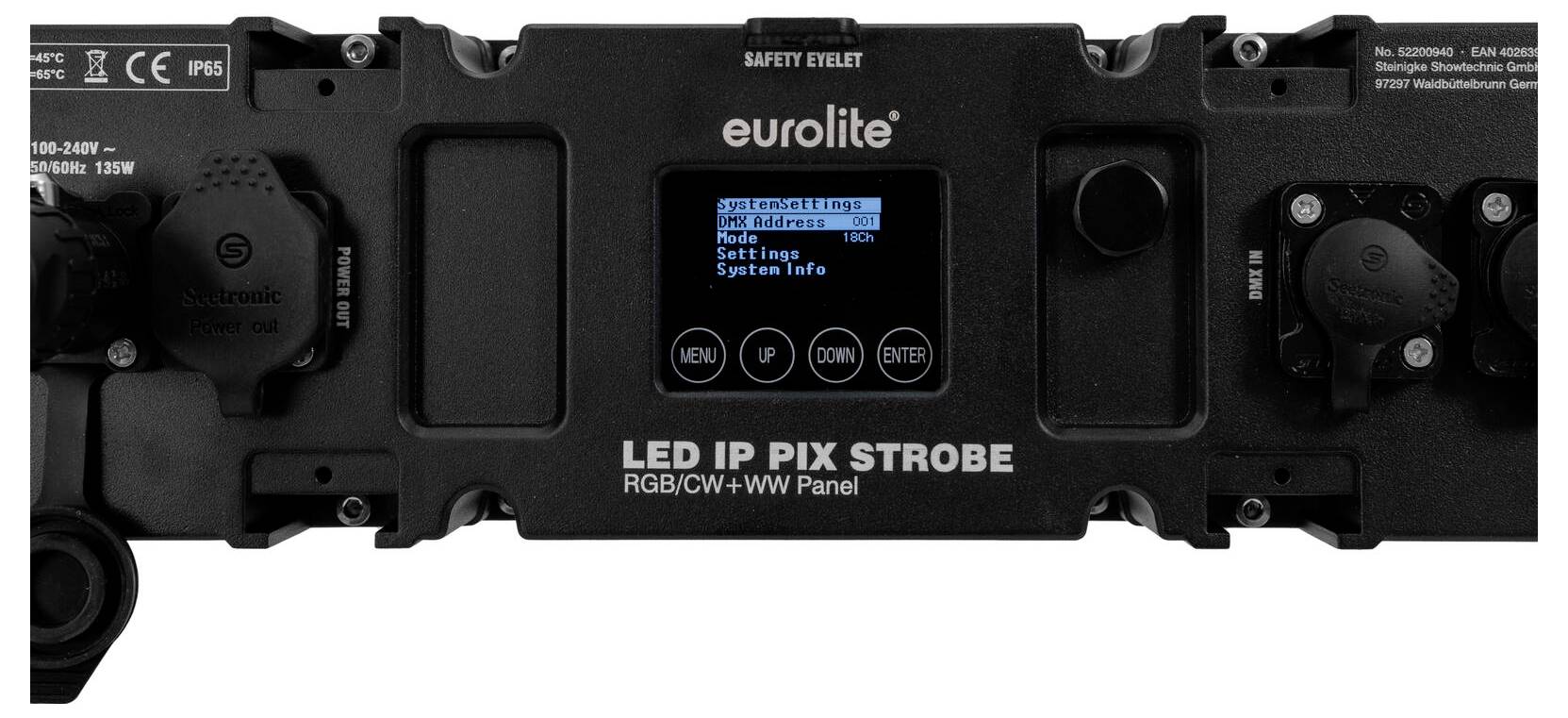 „Eurolite LED IP Pix Strobe RGB/CW+WW Panel