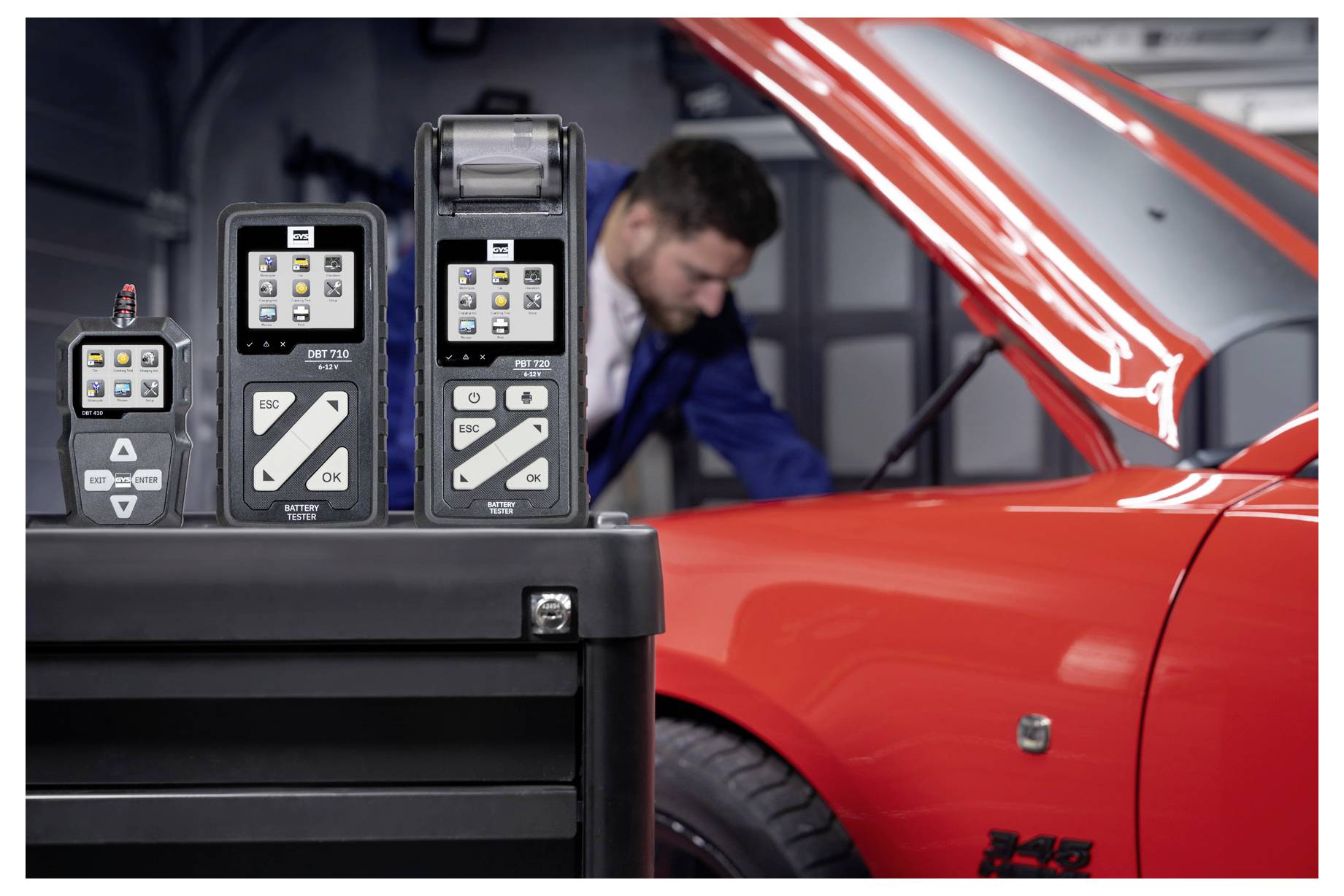 GYS Batterietester DBT410 - START/STOP Messbereich (Batterietester) 6 V, 12V 083233