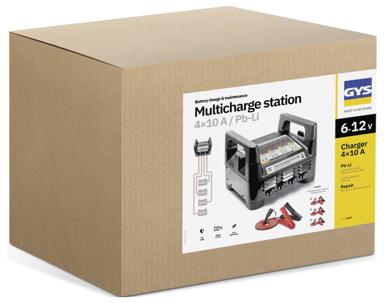 Box mit Anzeige einer „Multicharge-Station
