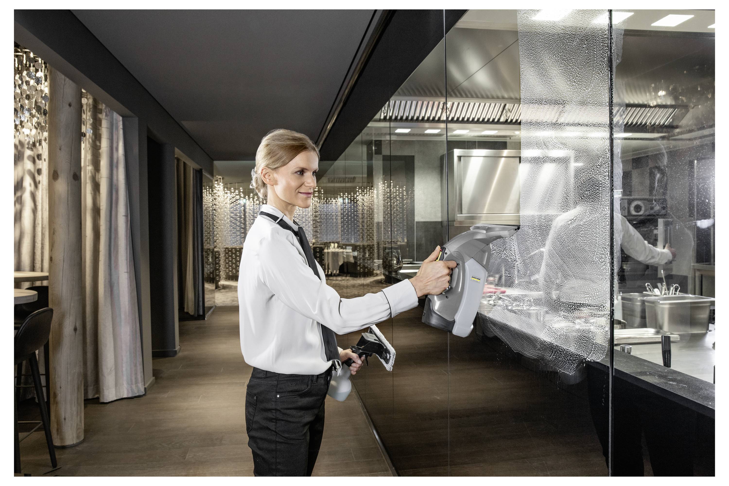 Kärcher Professional WVP 10 Adv *EU Fenstersauger Schwarz Anzahl mitgelieferte Akkus 2