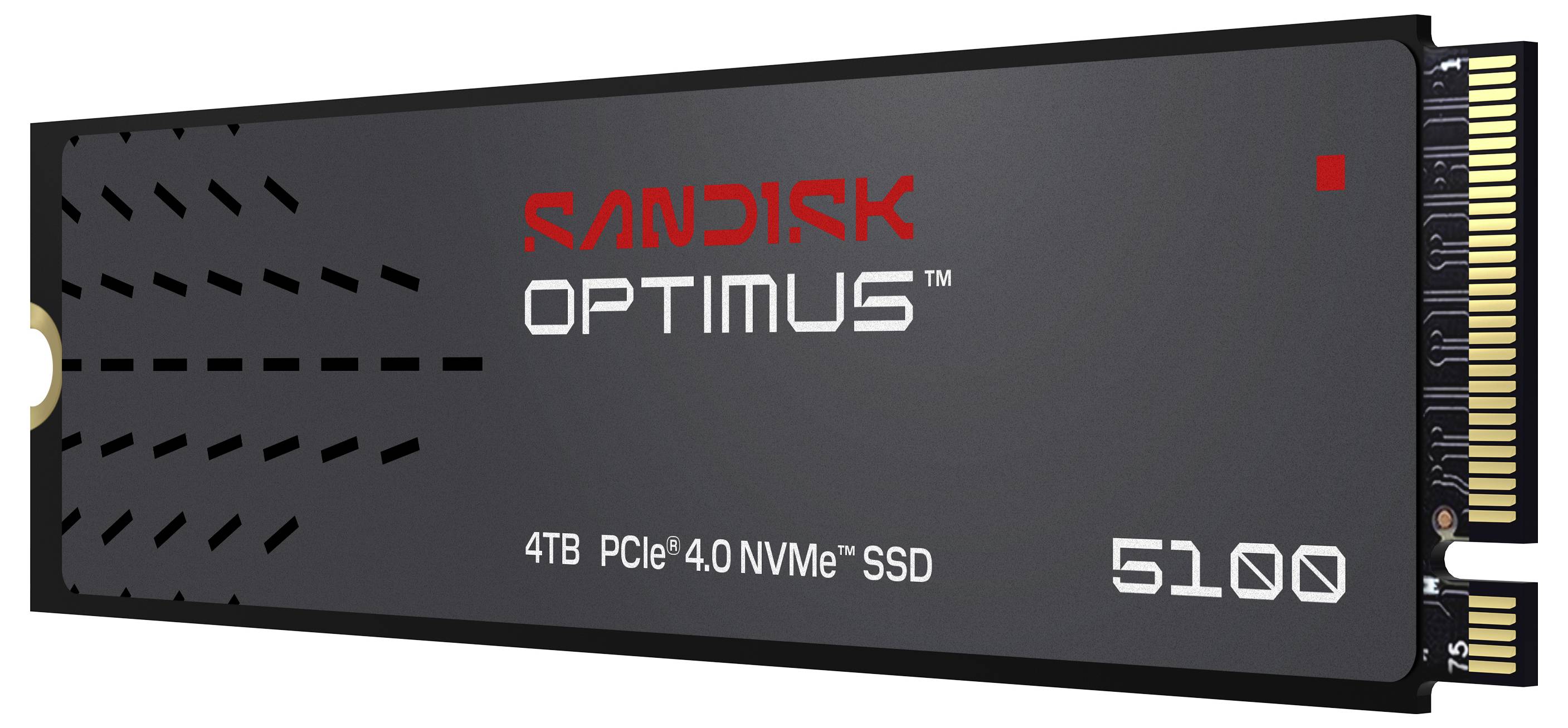 SanDisk Optimus 5100 4 TB Interne M.2 PCIe NVMe SSD 2280 PCIe NVMe 4.0 x4 Retail SDSP51400TAN-000E0