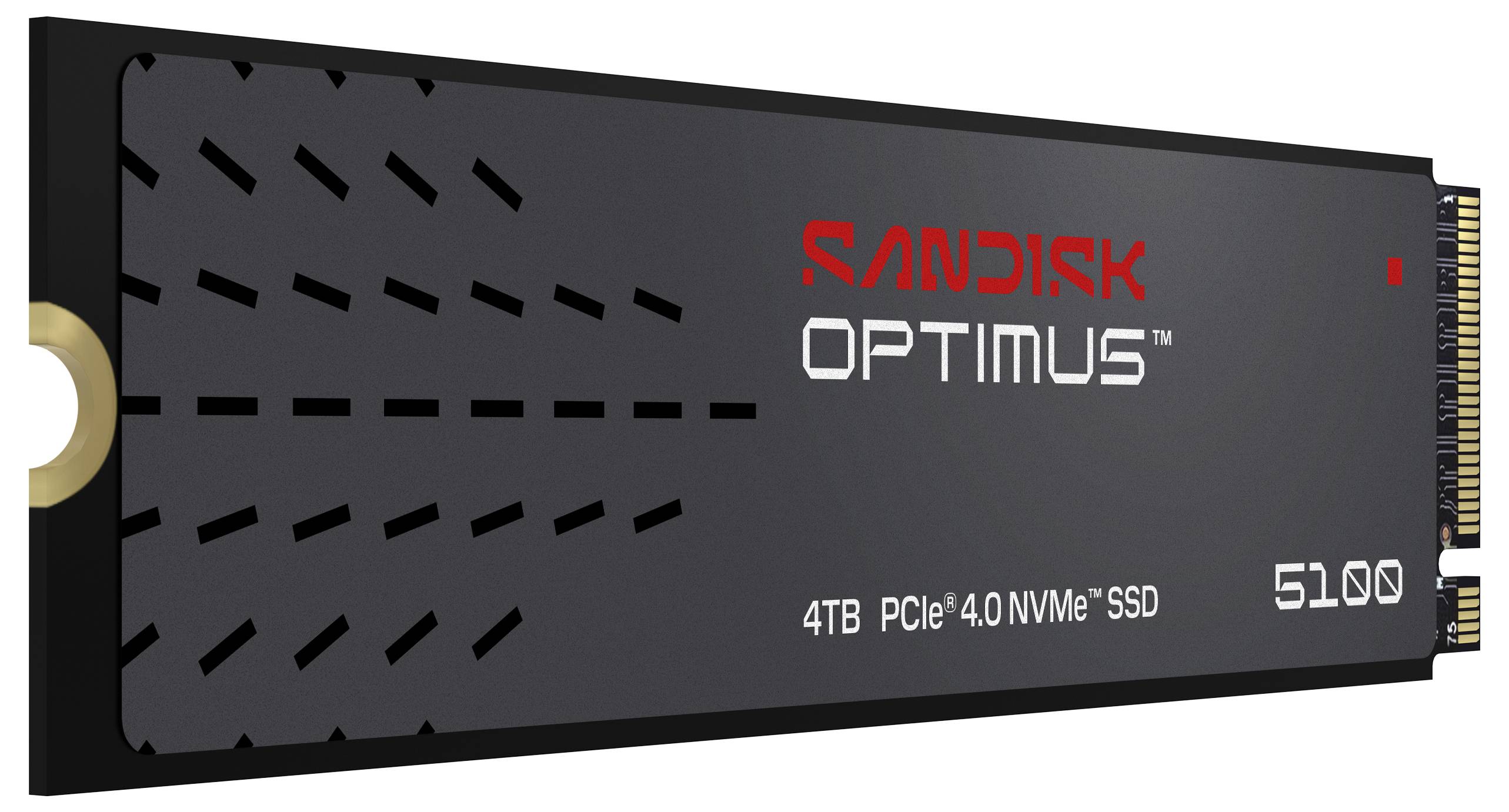 SanDisk Optimus 5100 4 TB Interne M.2 PCIe NVMe SSD 2280 PCIe NVMe 4.0 x4 Retail SDSP51400TAN-000E0