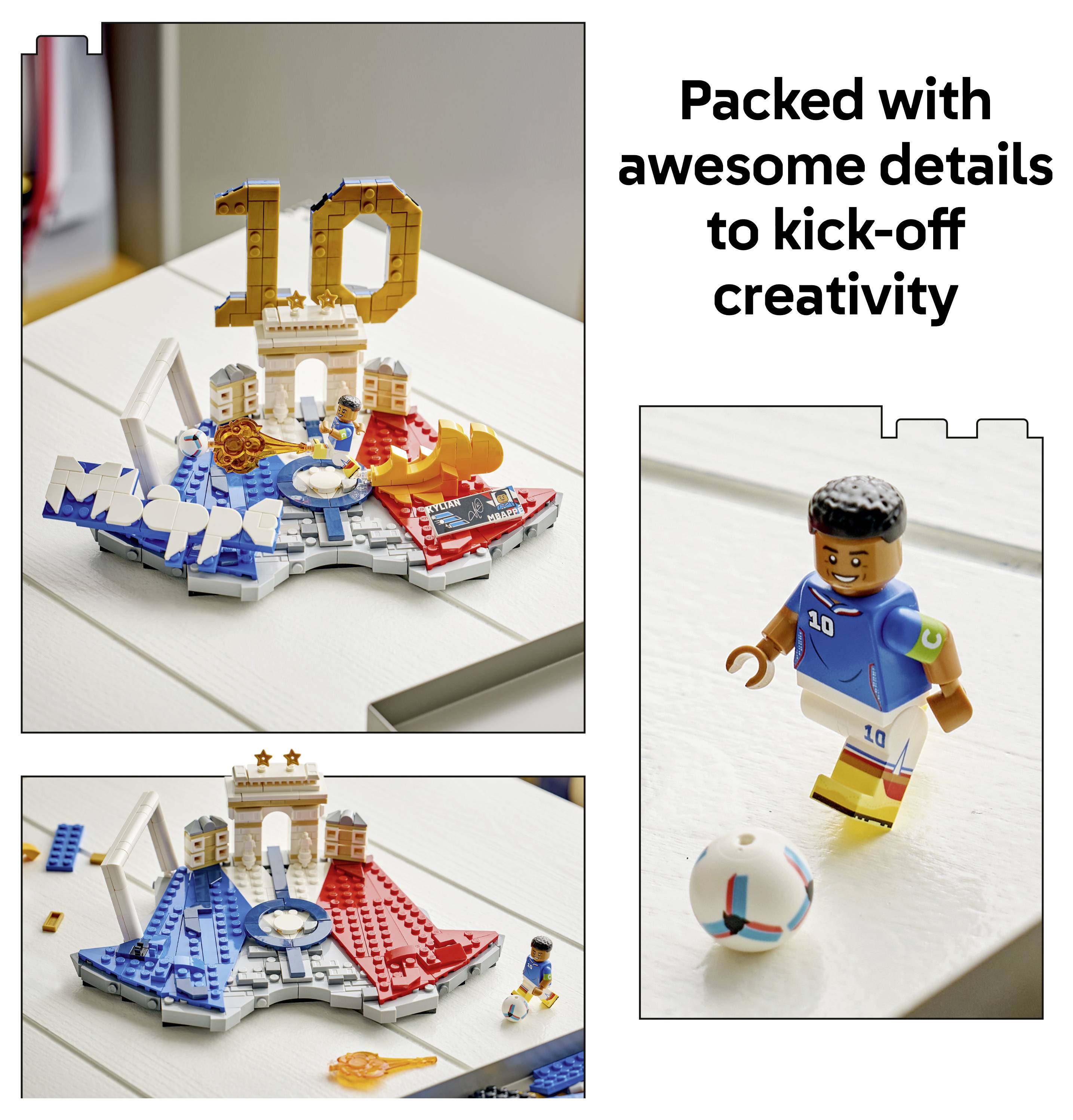 6590597 LEGO® Editions Kylian Mbappé – Fußball-Highlights