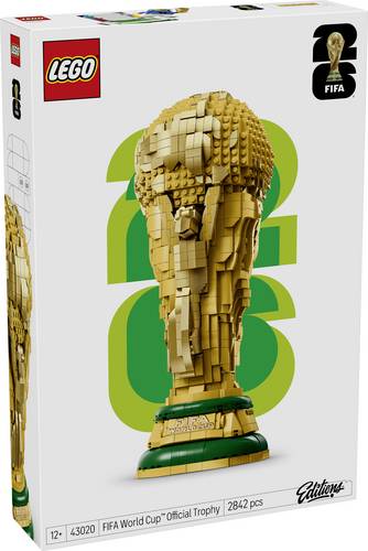 LEGO Editions Sports 43020 Offizieller Pokal der FIFA Fußball-Weltmeisterschaft Bausatz, Mehrfarbig