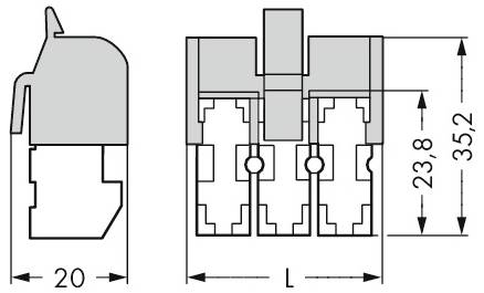 WAGO 272-405/272-514 Netzanschlussklemme 250St.