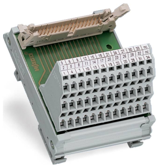 Relay-Sockeln mit der Bezeichnung „WAGO