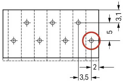 WAGO 805-308/000-023 Leiterplattenklemme 160St.