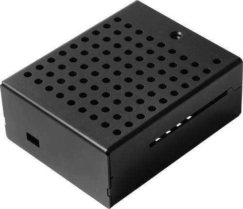 TRU COMPONENTS TC-UNOQM Aluminiumgehäuse Geeignet für: Arduino UNO Q Schwarz