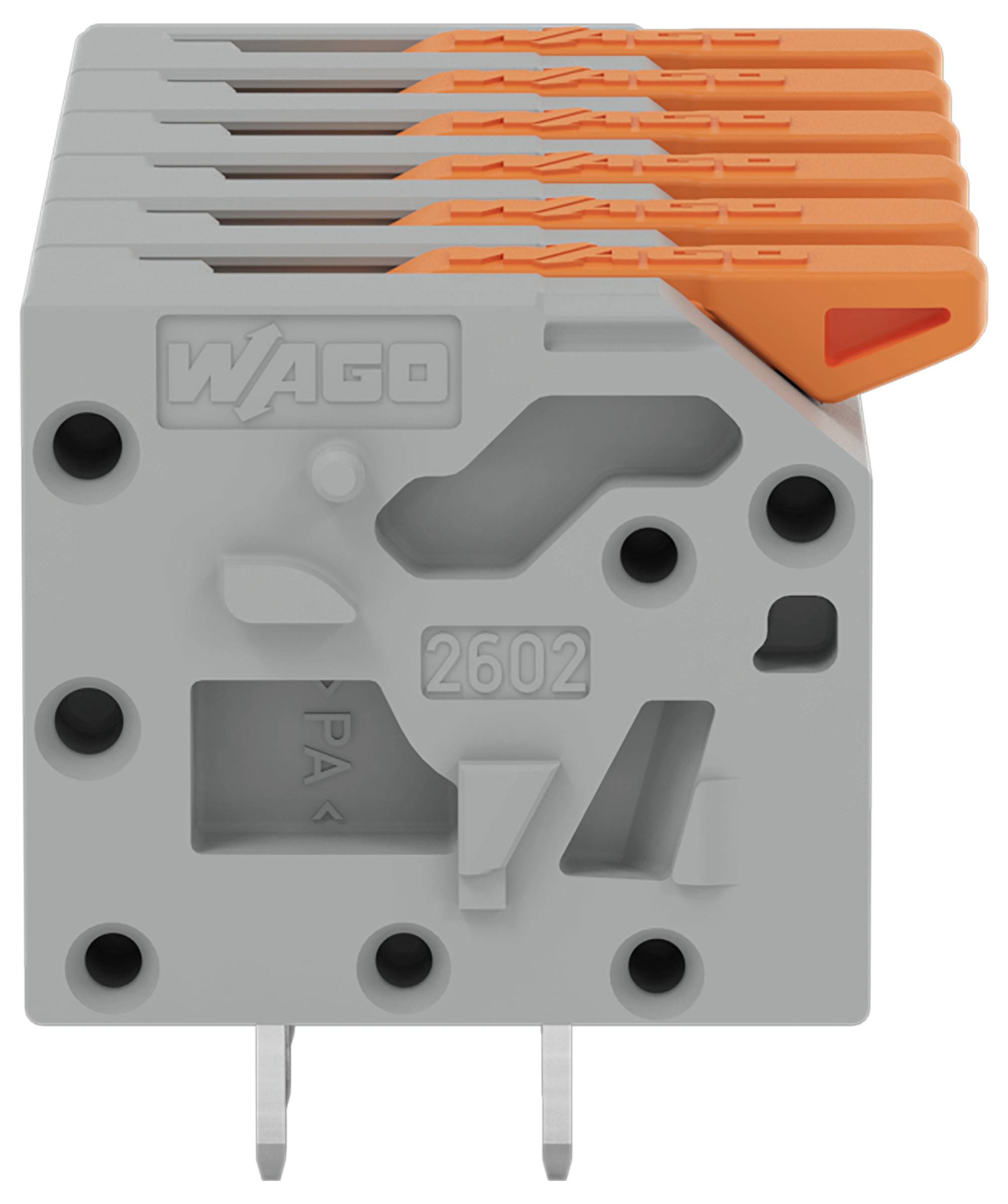 WAGO 2602-1106 Leiterplattenklemme 60 St.