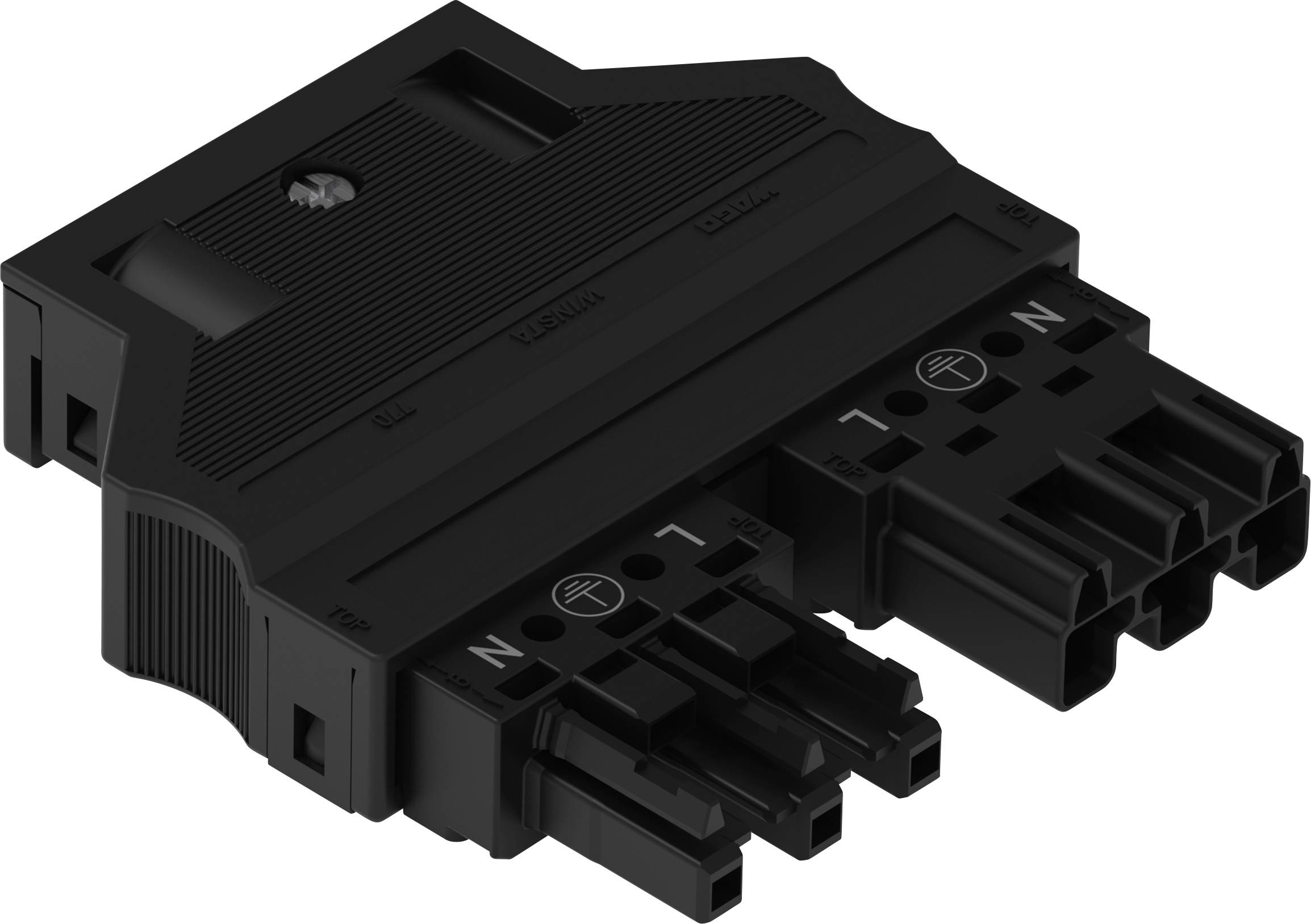 Eine Metall-Elektroverteilerdose mit mehreren runden Ausbruchöffnungen für den Leitungszugang, konzipiert zum Befestigen elektrischer Komponenten.