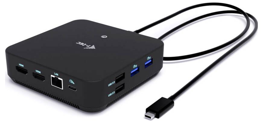 Itec USB-C® Dockingstation I-TEC USB-C DP Dual HDMI DS + Charger