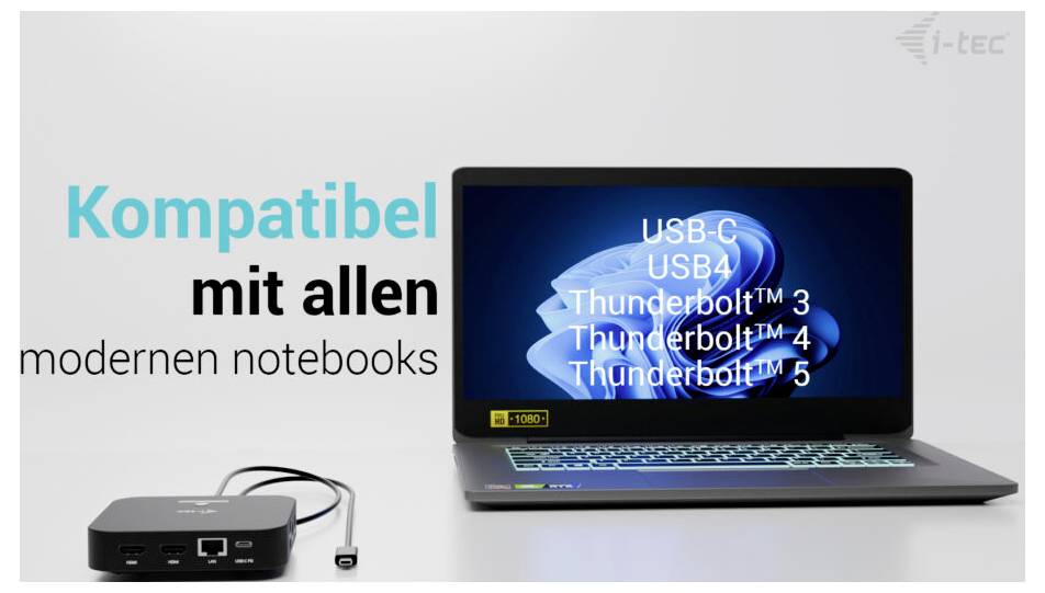 Ein Laptop mit der Anzeige 