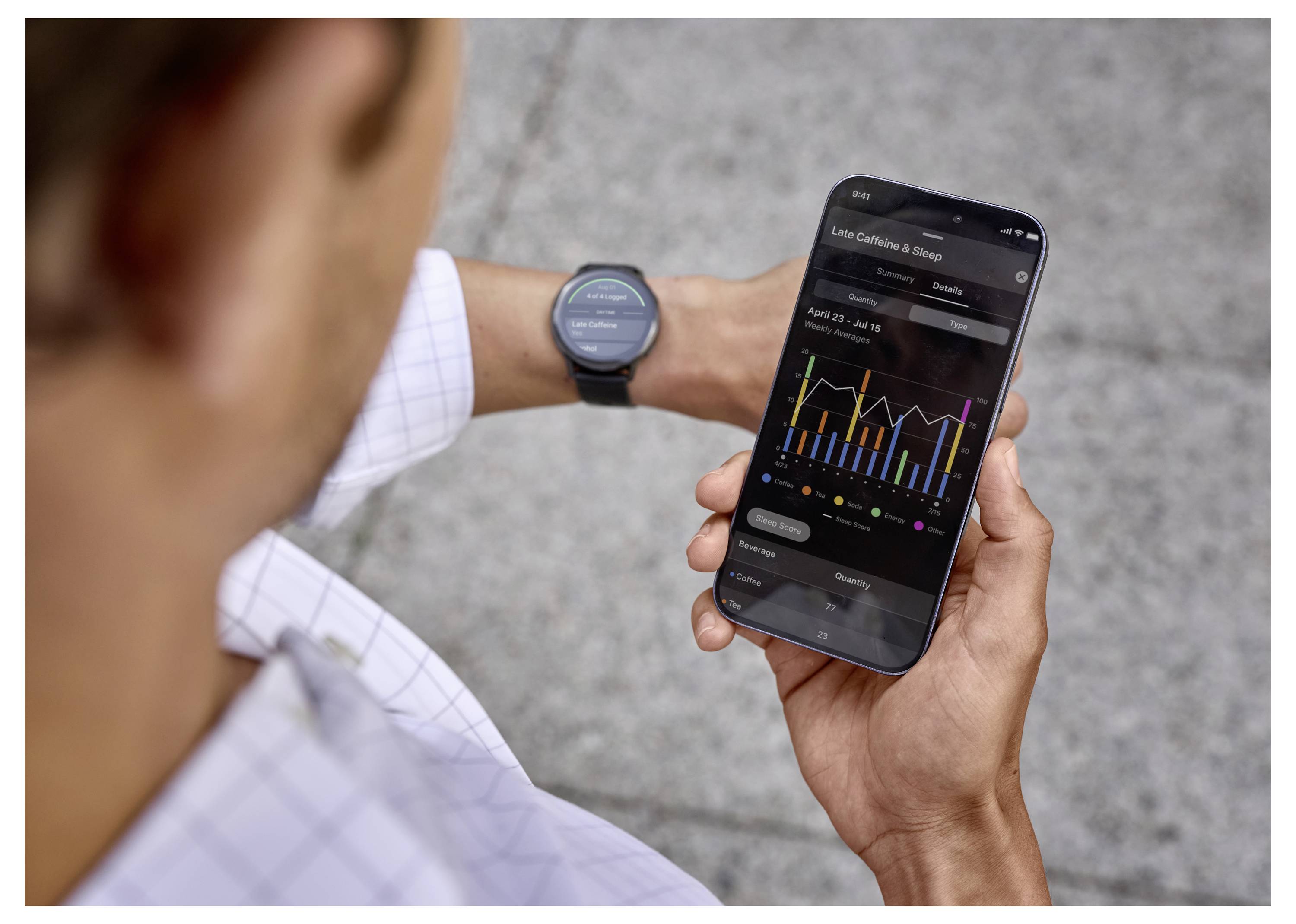 Garmin VENU® 4 Smartwatch Grau, Silber