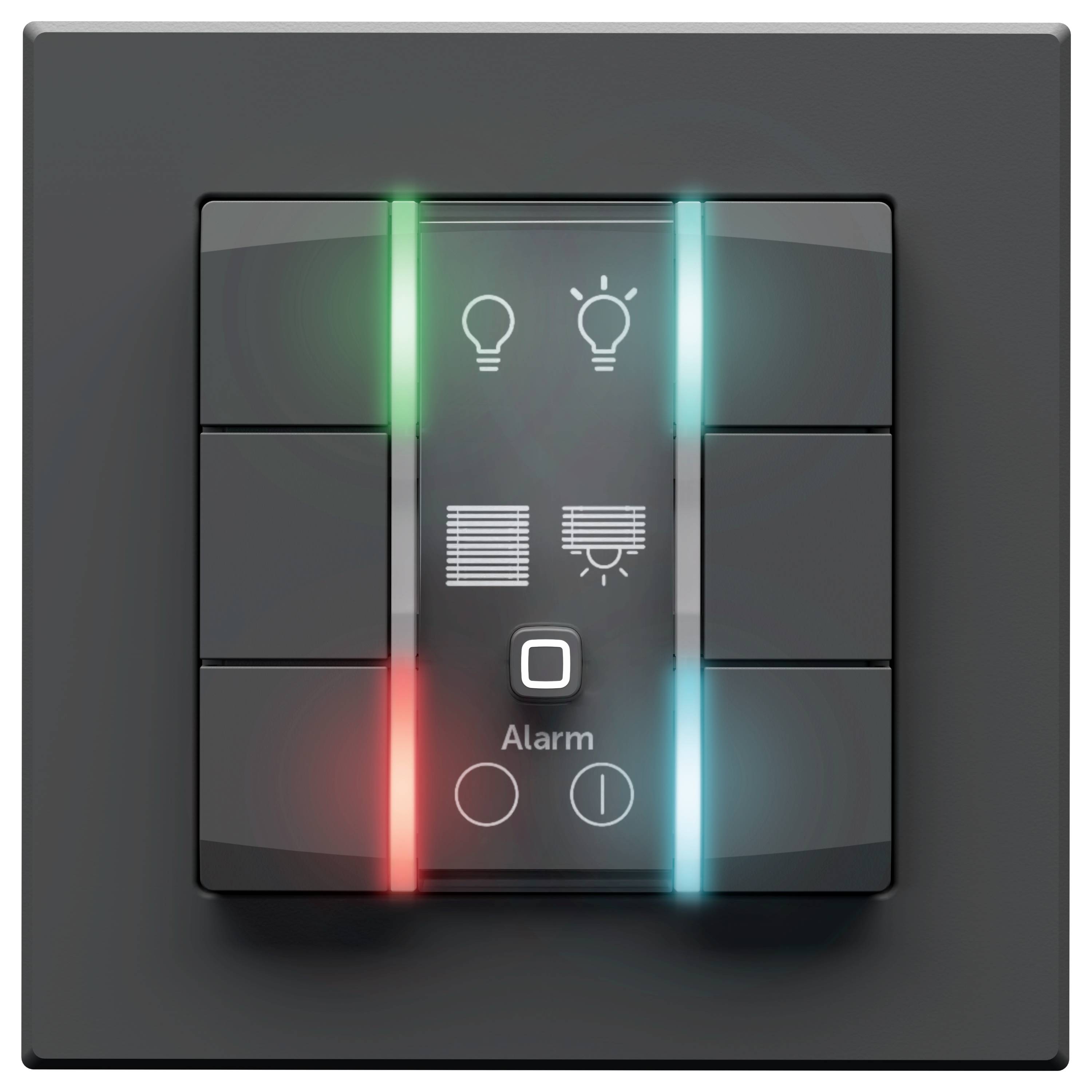 Homematic IP Wandtaster Funk Wandtaster – 6-fach, 230 V, anthrazit