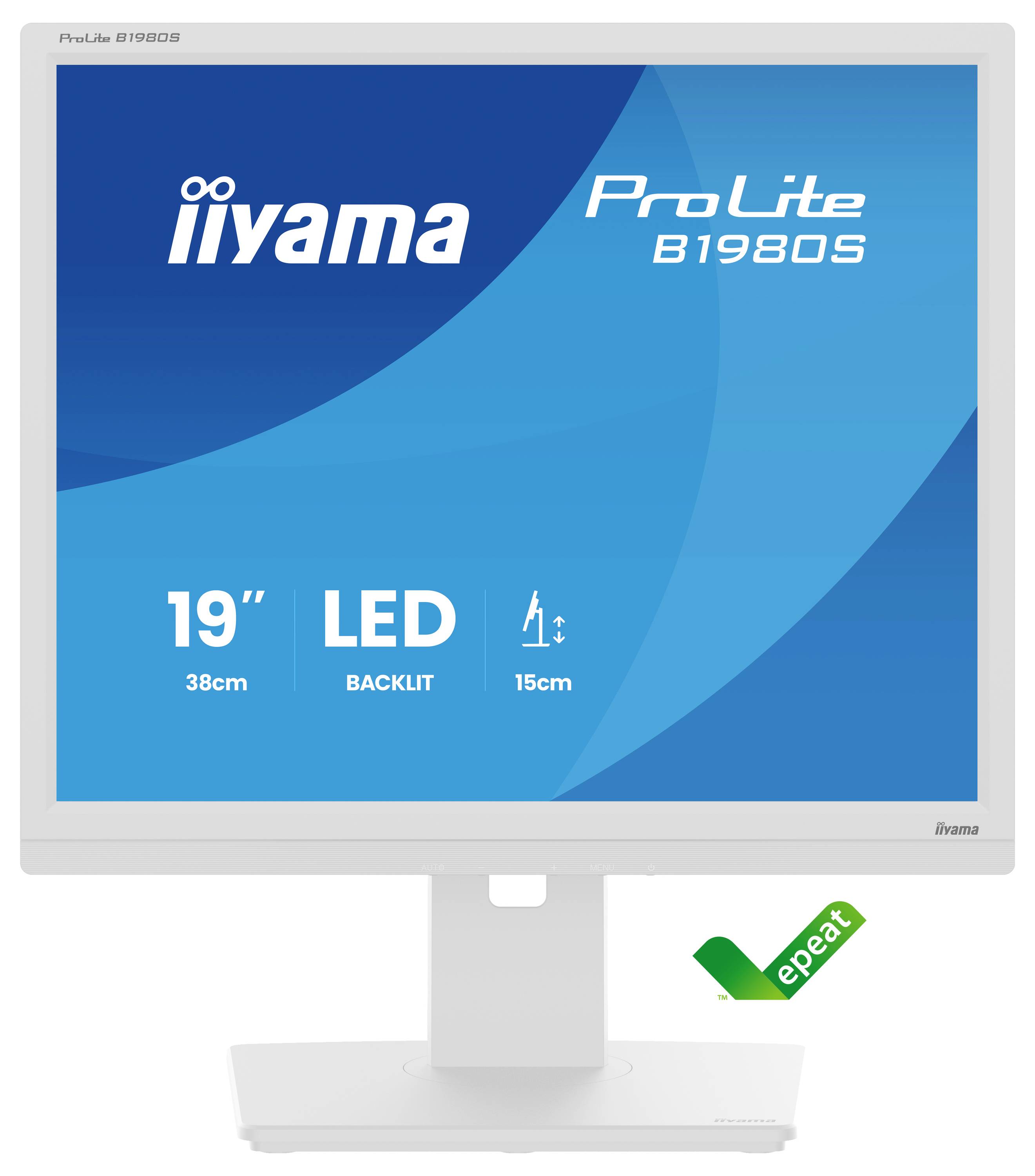 Iiyama ProLite B1980S Computermonitorbildschirm mit Anzeige von „19