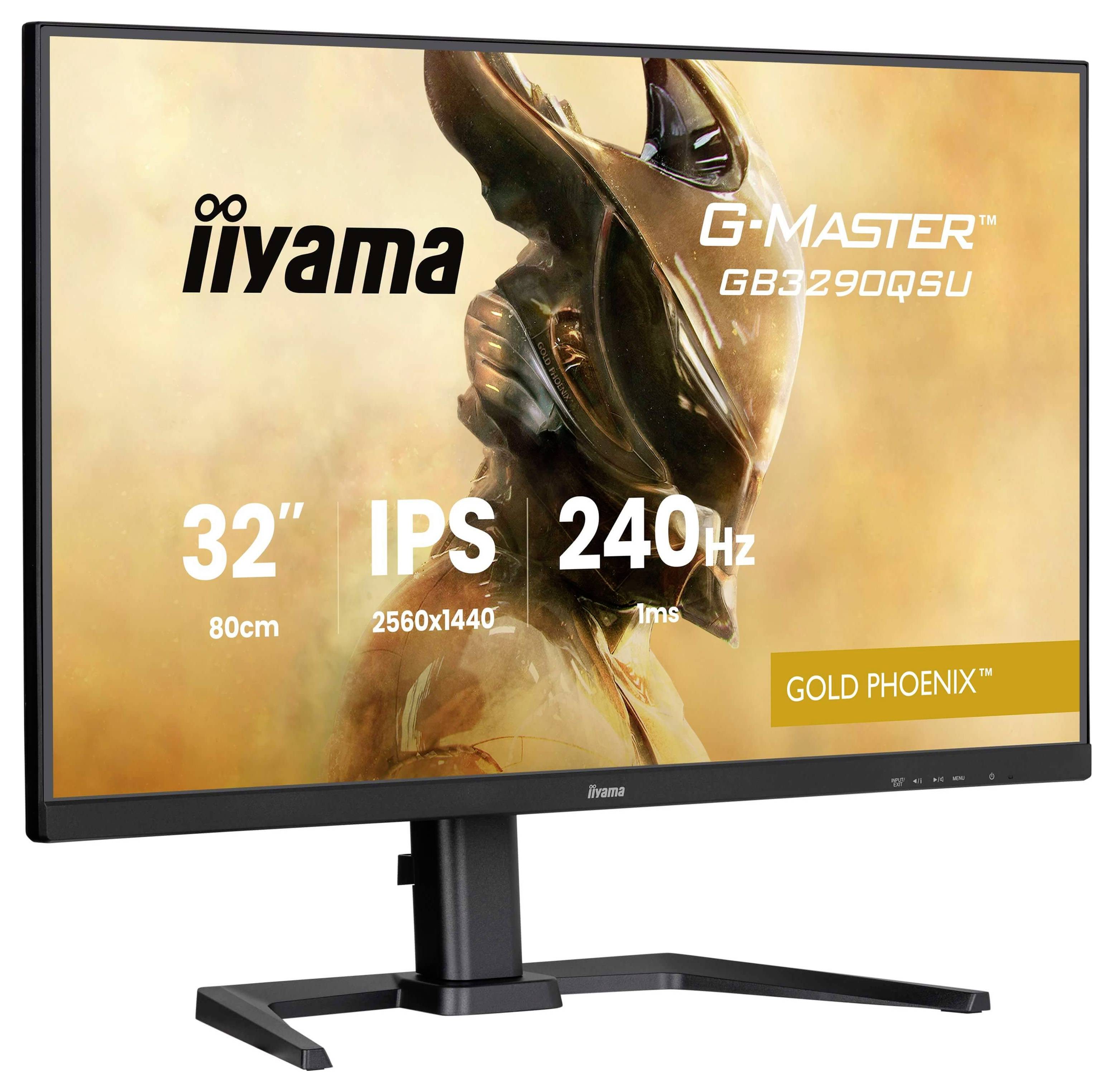 Iiyama G-MASTER Gaming Monitor EEK F (A - G) 80cm (31.5 Zoll) 2560 x 1440 Pixel 16:9 1 ms IPS LED