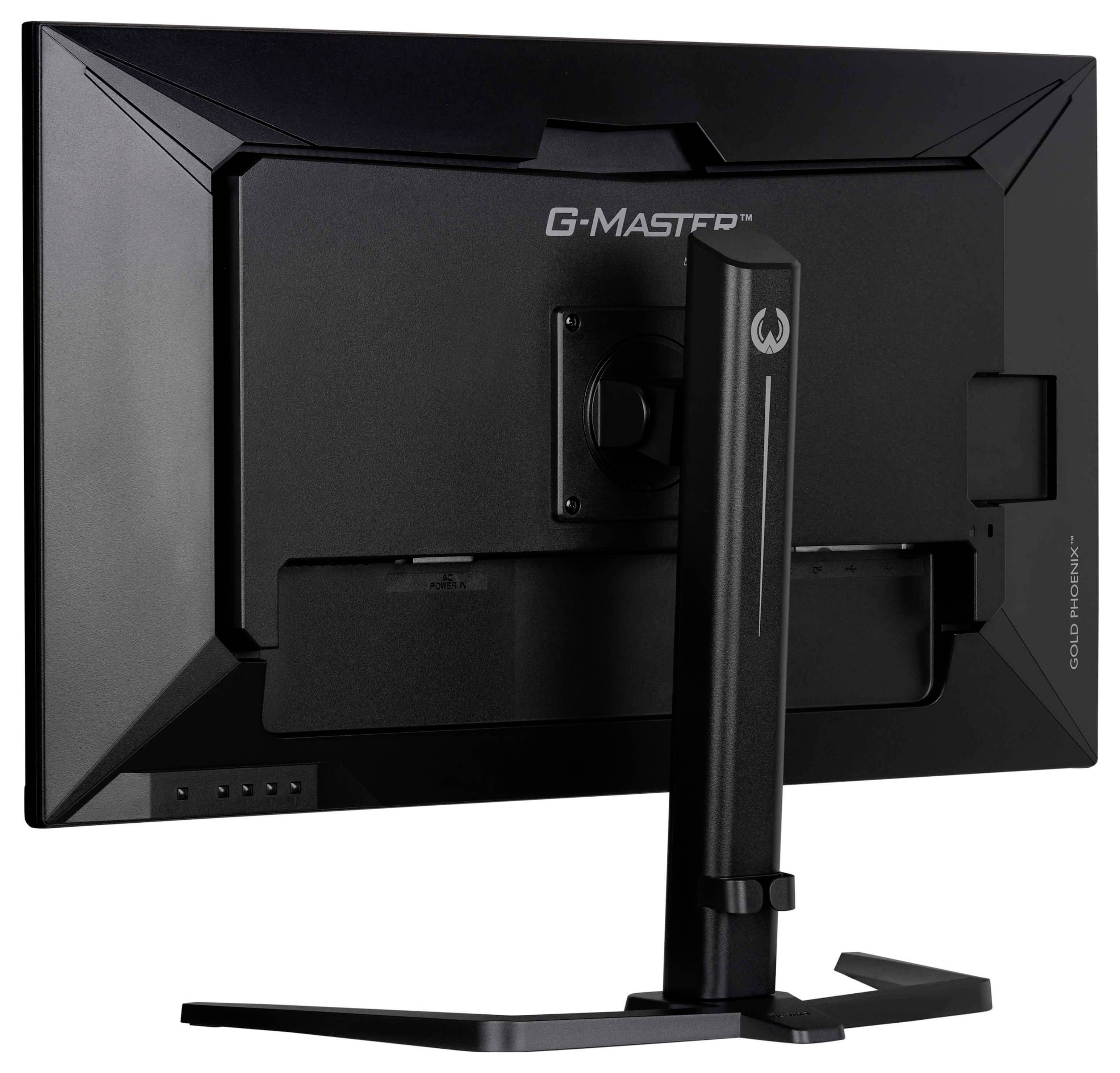 Das Bild zeigt drei Arten von Kabeln: ein Stromkabel, ein USB-Kabel und ein HDMI-Kabel mit Beschriftungen und dem iiyama-Logo oben.