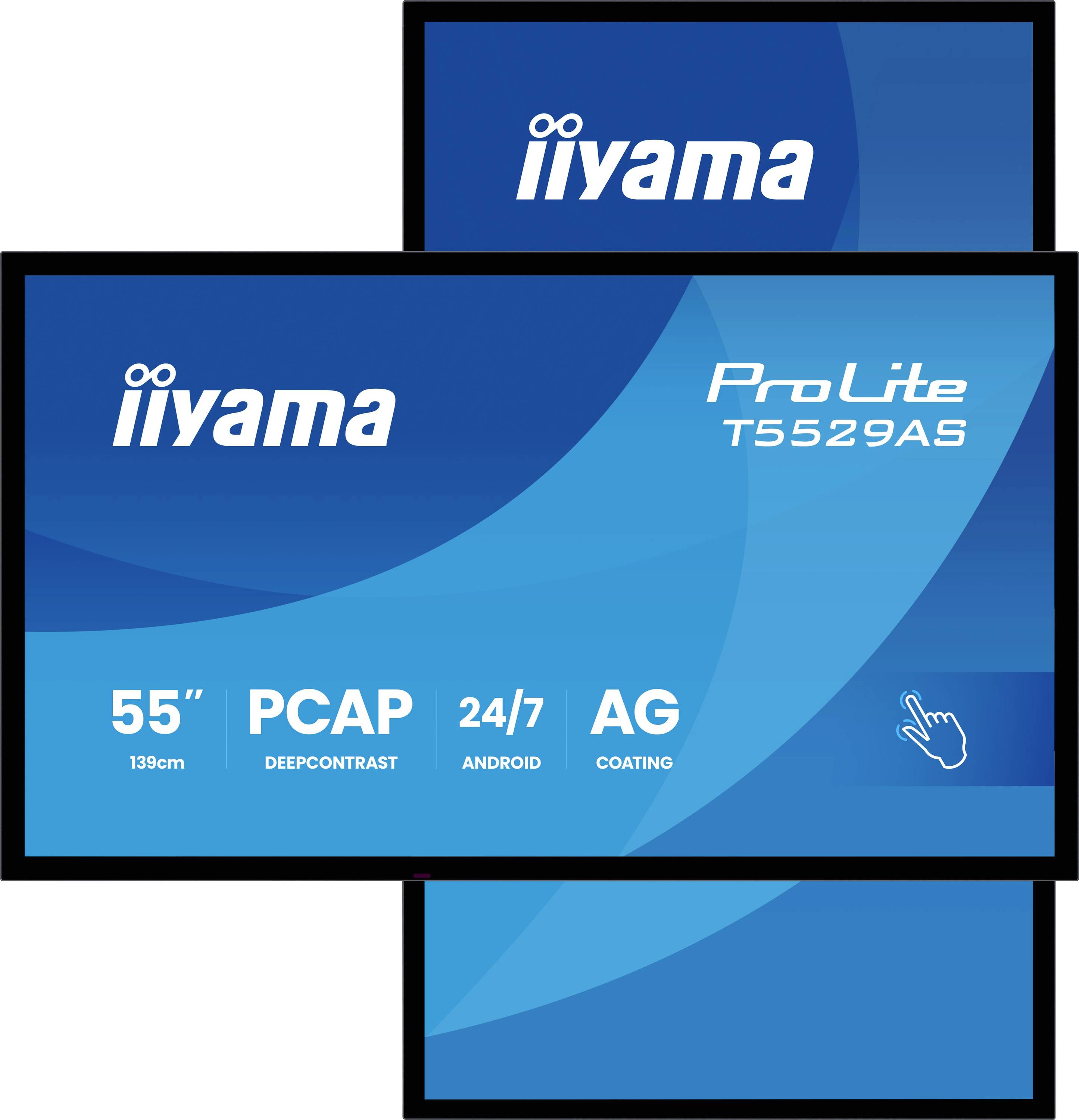 Das iiyama ProLite T5529AS-Display bietet einen 55