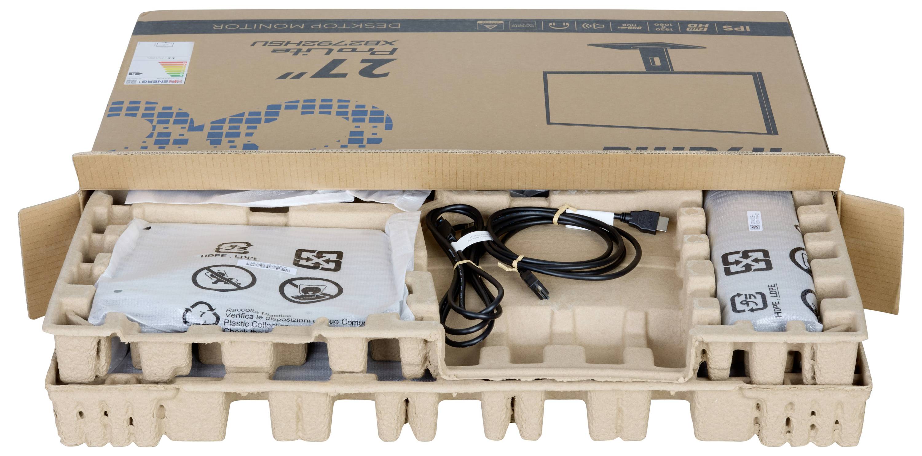 Ein schwarzer und orangefarbener kabelloser Black+Decker-Bohrer mit einem bürstenlosen Motor, der den Griff mit einem Abzug, einen Batterieeinschub und ein Bohrfutter zeigt.
