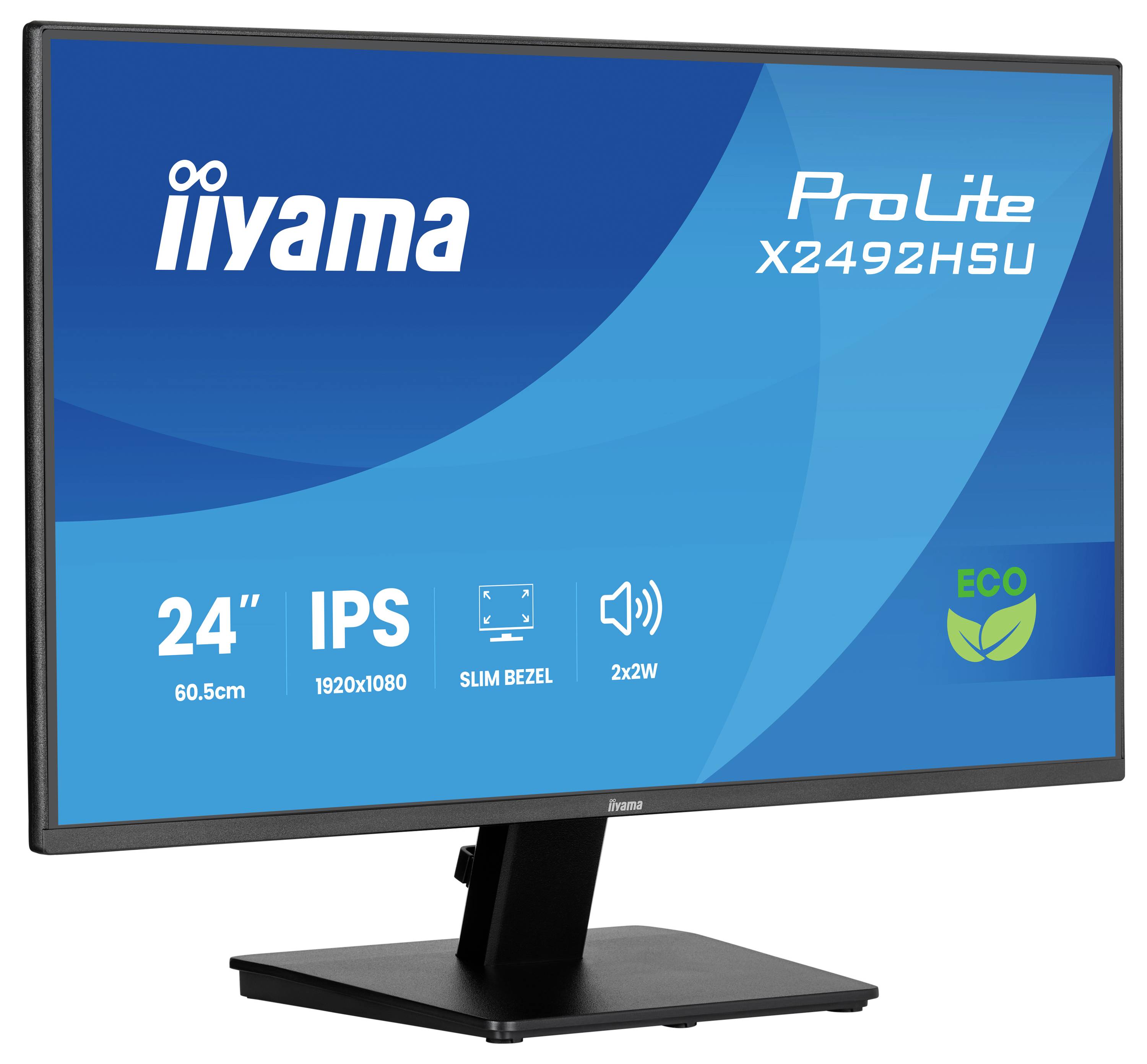 Iiyama ProLite LED-Monitor EEK B (A - G) 61cm (24 Zoll) 1920 x 1080 Pixel 16:9 3 ms IPS LED